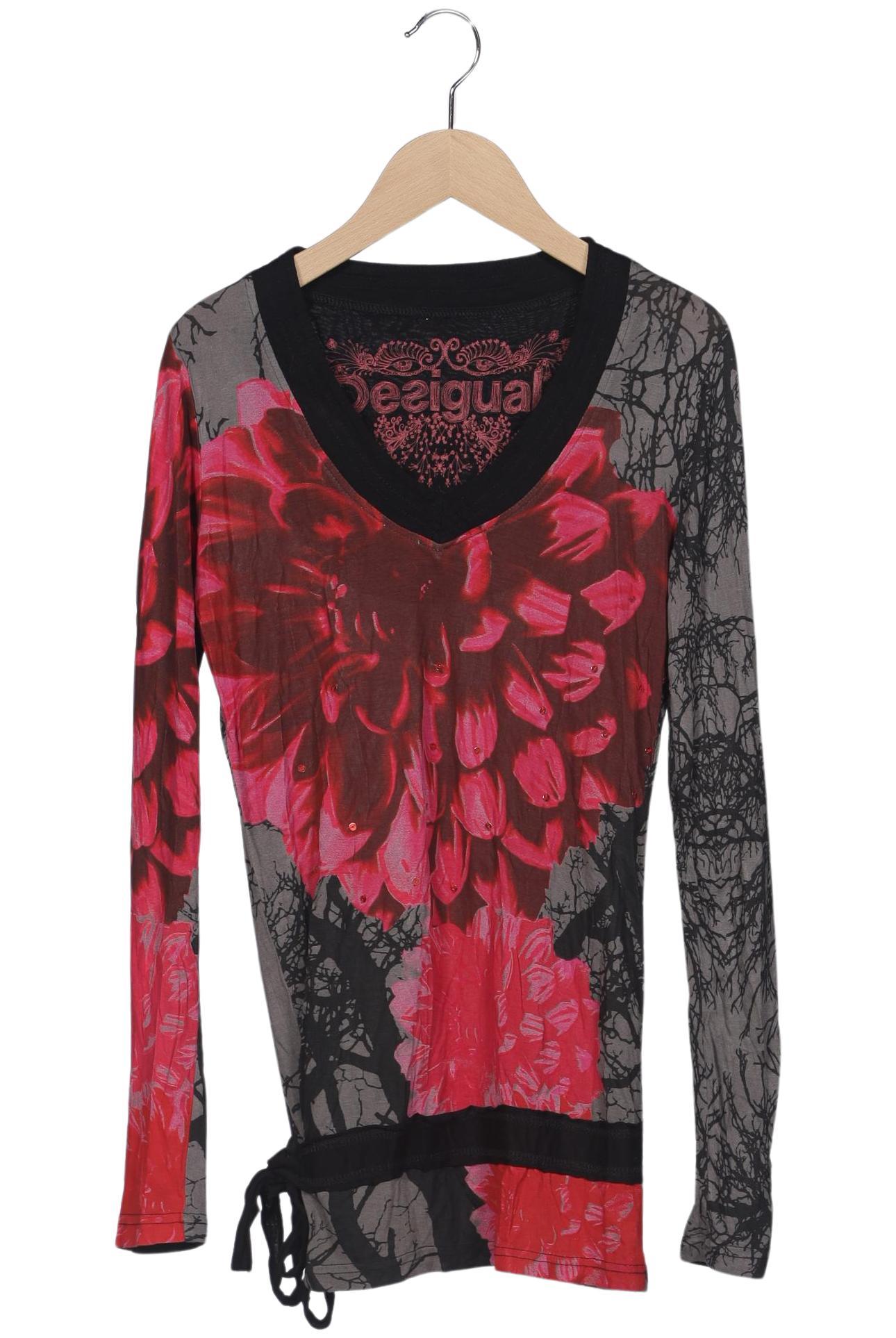 

Desigual Damen Langarmshirt, mehrfarbig, Gr. 36