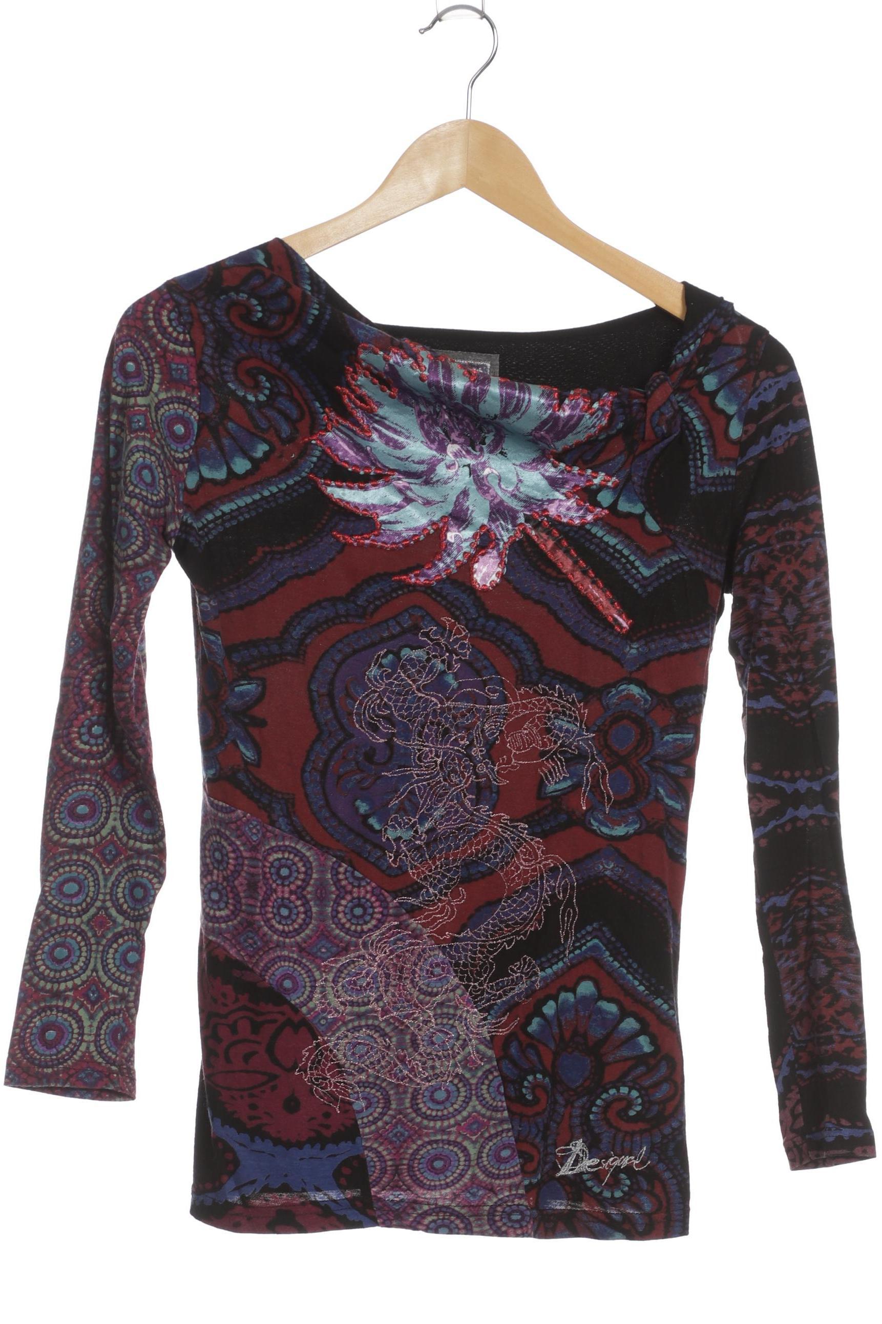 

Desigual Damen Langarmshirt, schwarz, Gr.