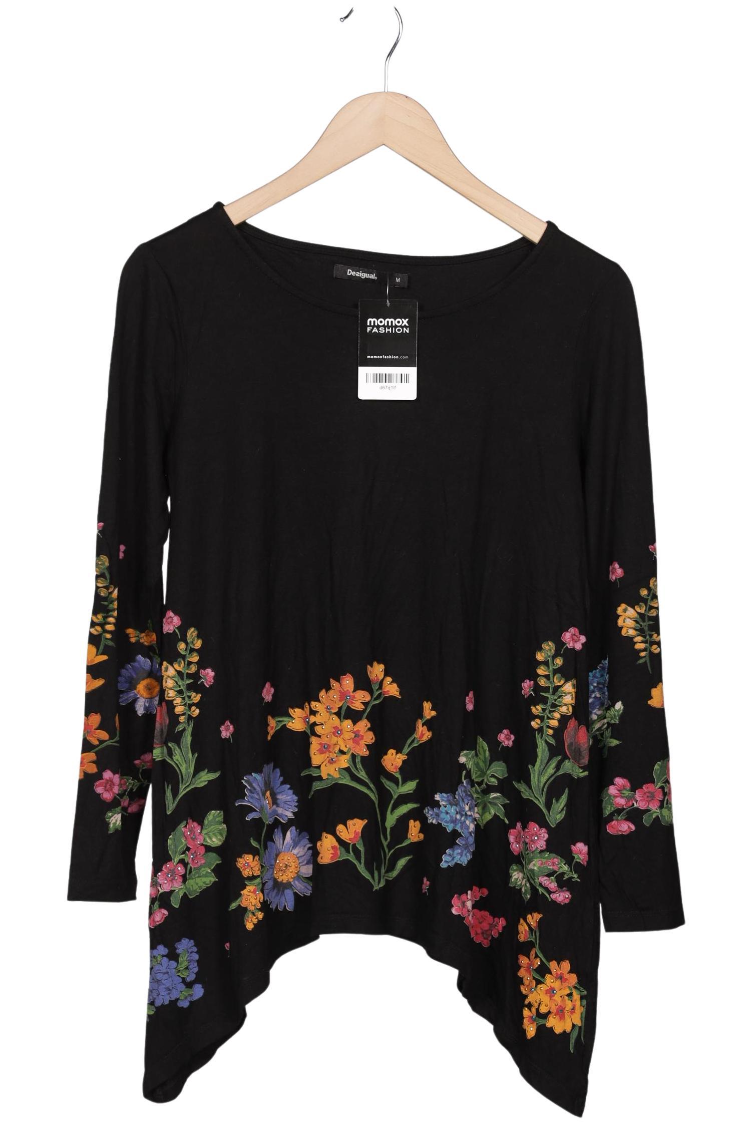 

Desigual Damen Langarmshirt, schwarz, Gr. 38