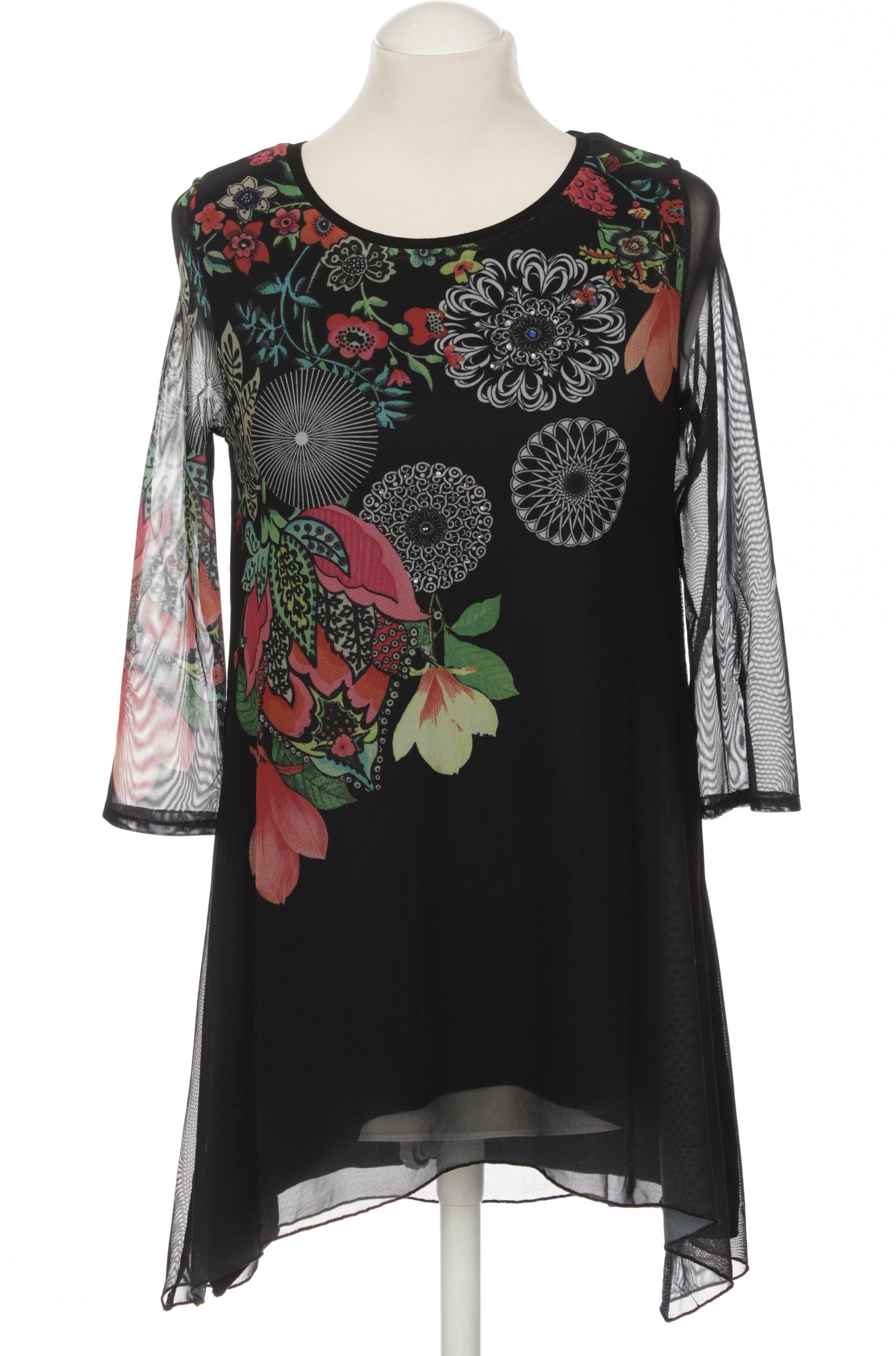 

Desigual Damen Langarmshirt, schwarz, Gr.