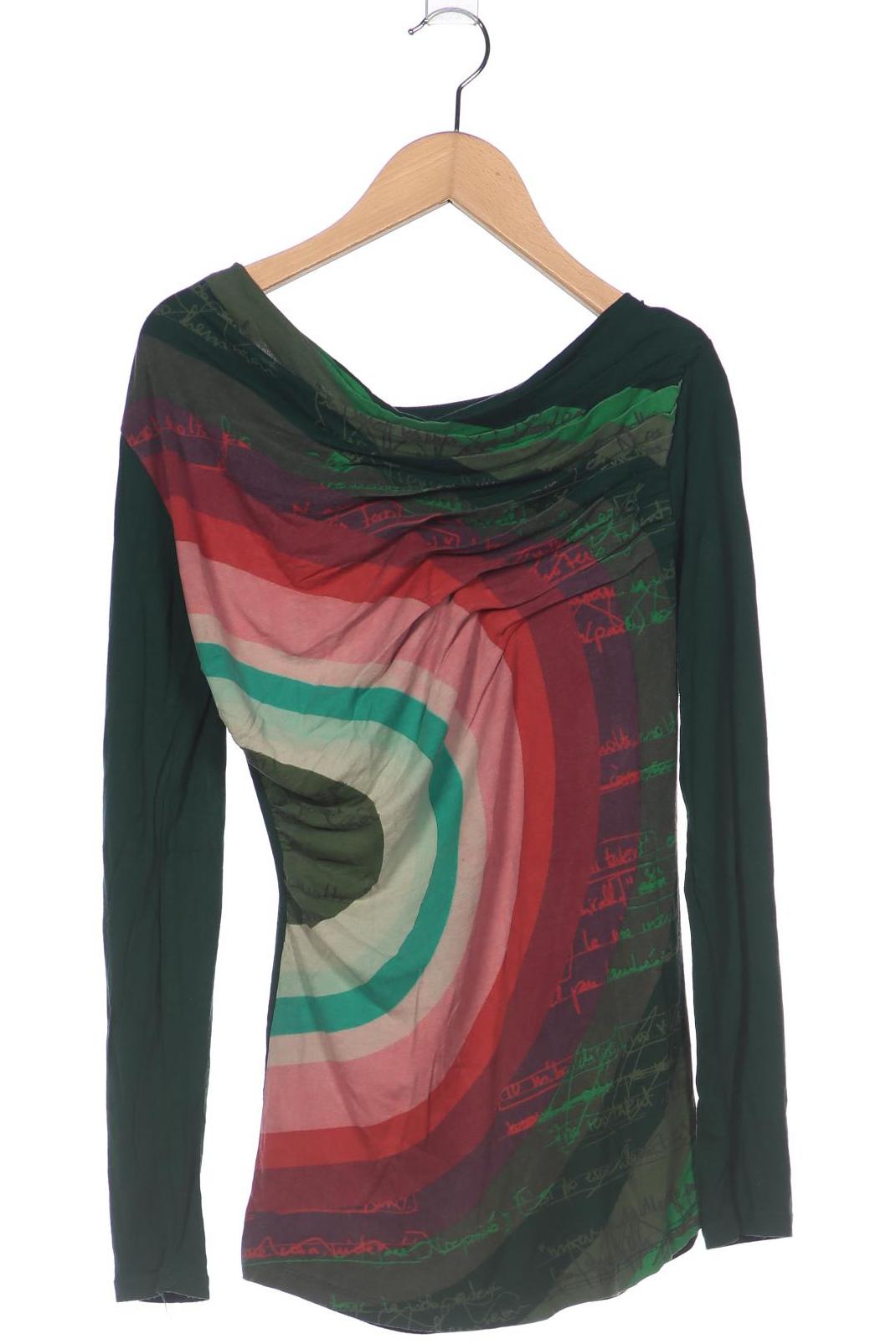 

Desigual Damen Langarmshirt, grün, Gr. 34