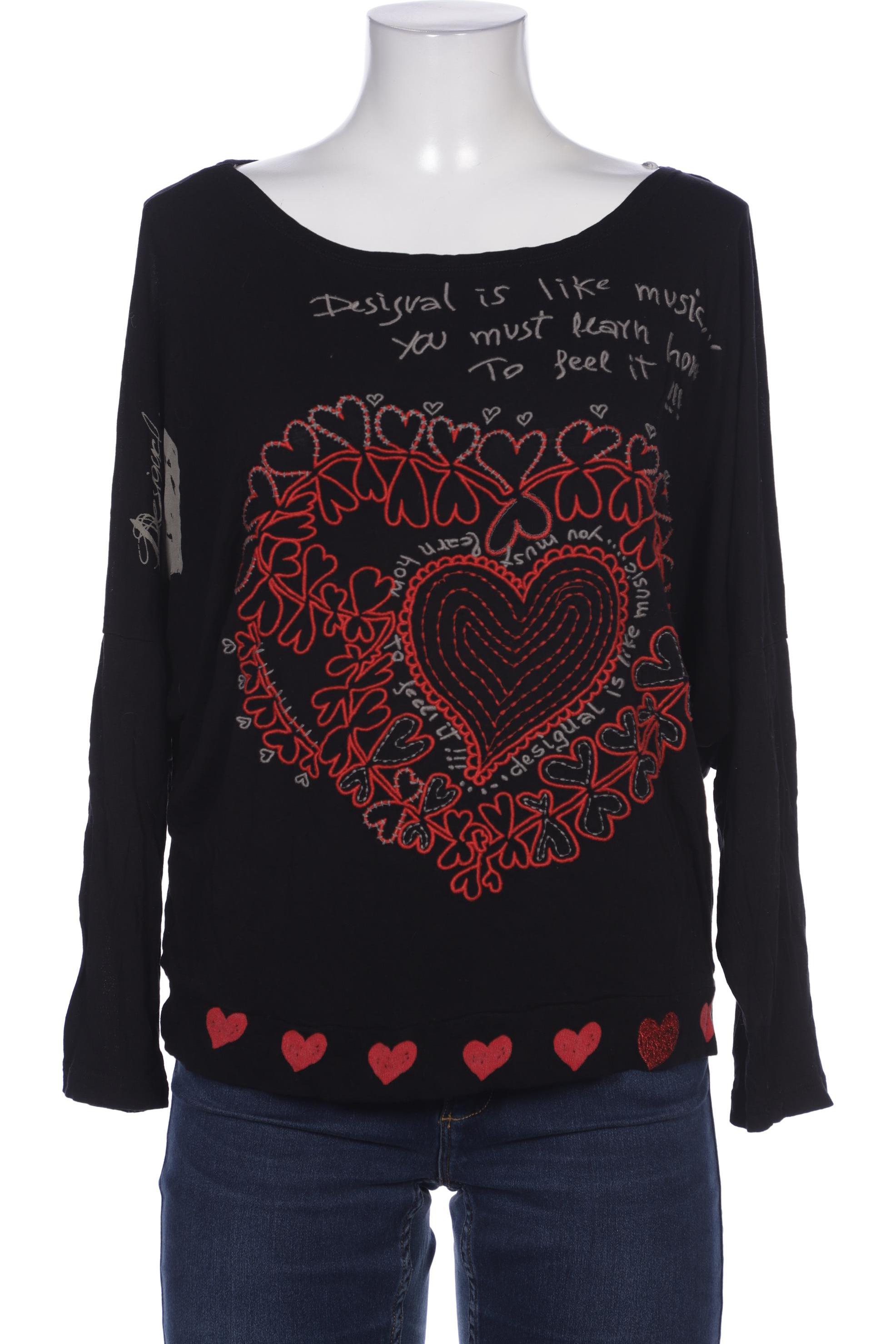 

Desigual Damen Langarmshirt, schwarz, Gr. 42