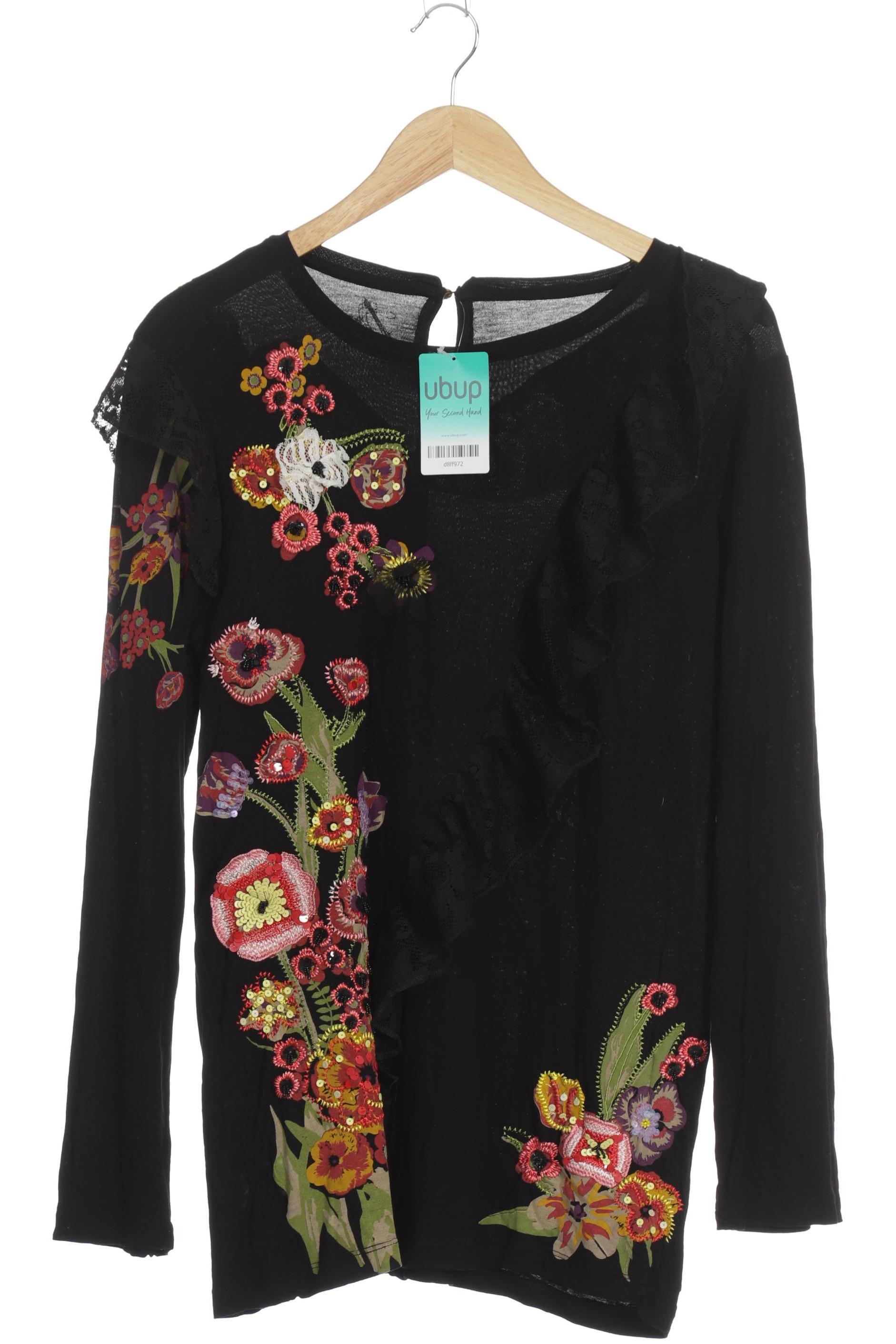 

Desigual Damen Langarmshirt, schwarz, Gr.