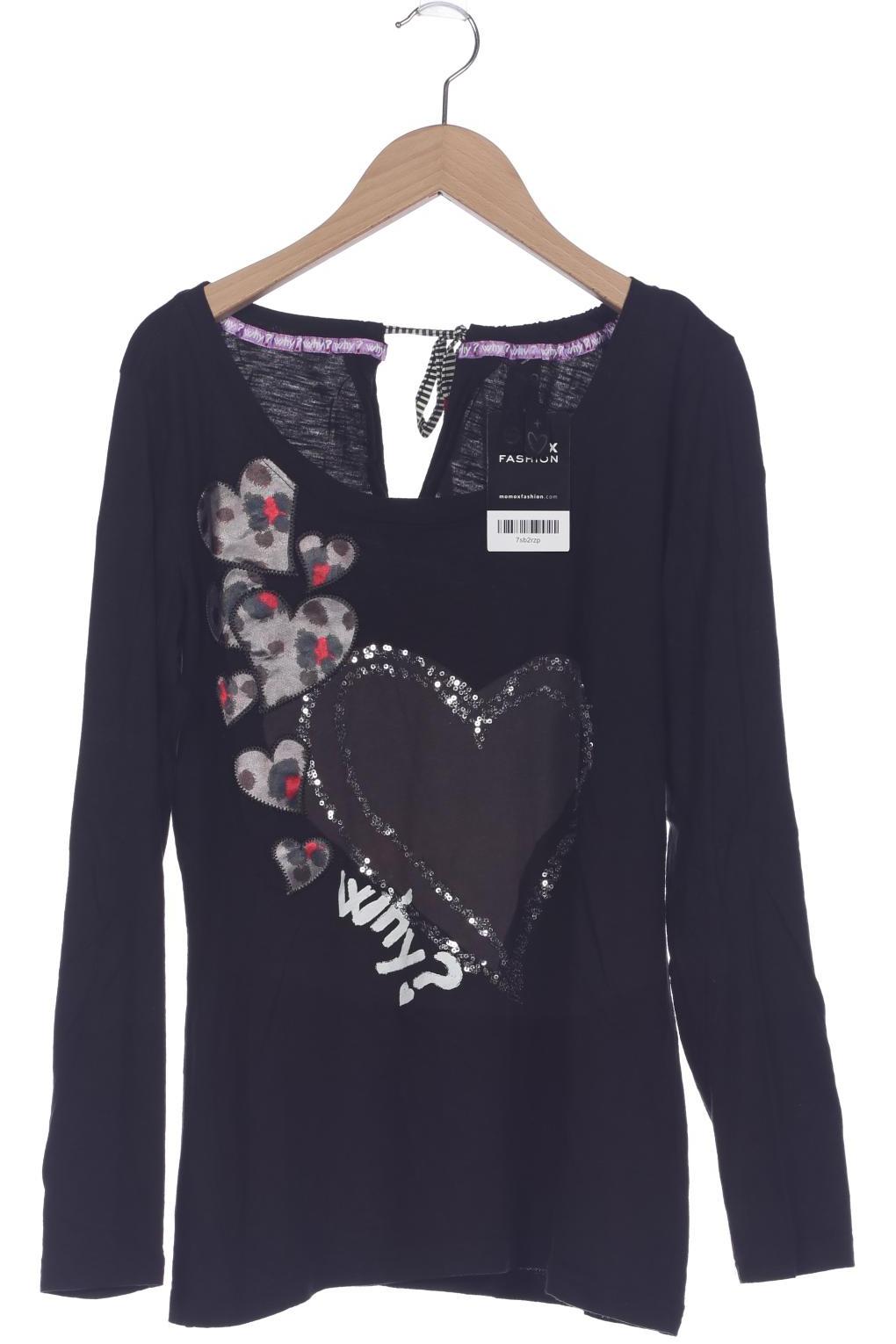 

Desigual Damen Langarmshirt, schwarz, Gr. 38