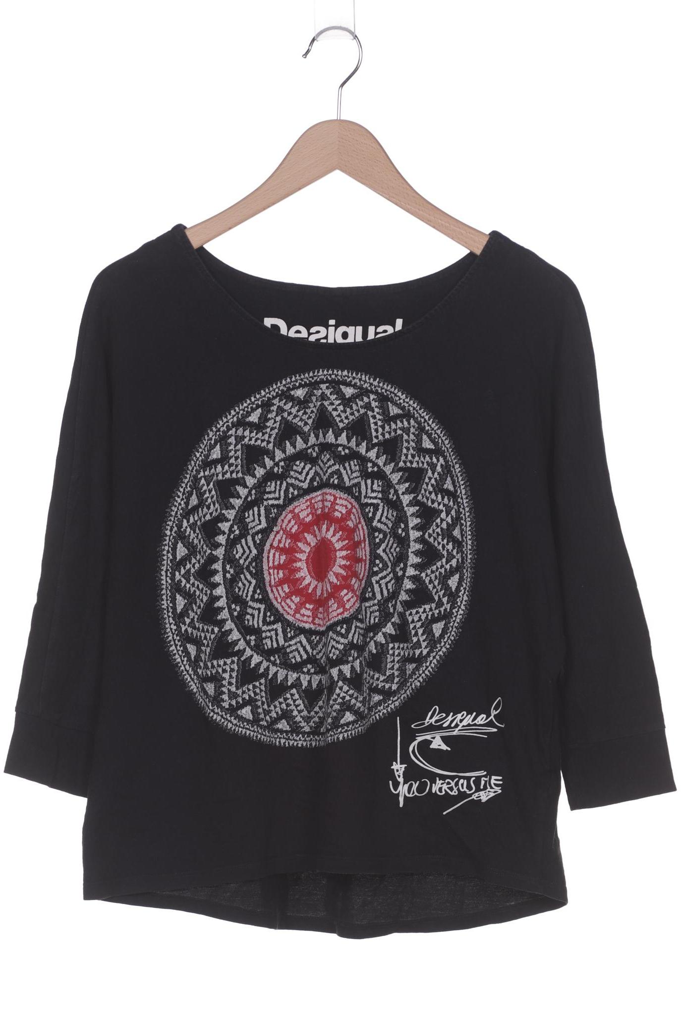 

Desigual Damen Langarmshirt, schwarz, Gr. 38