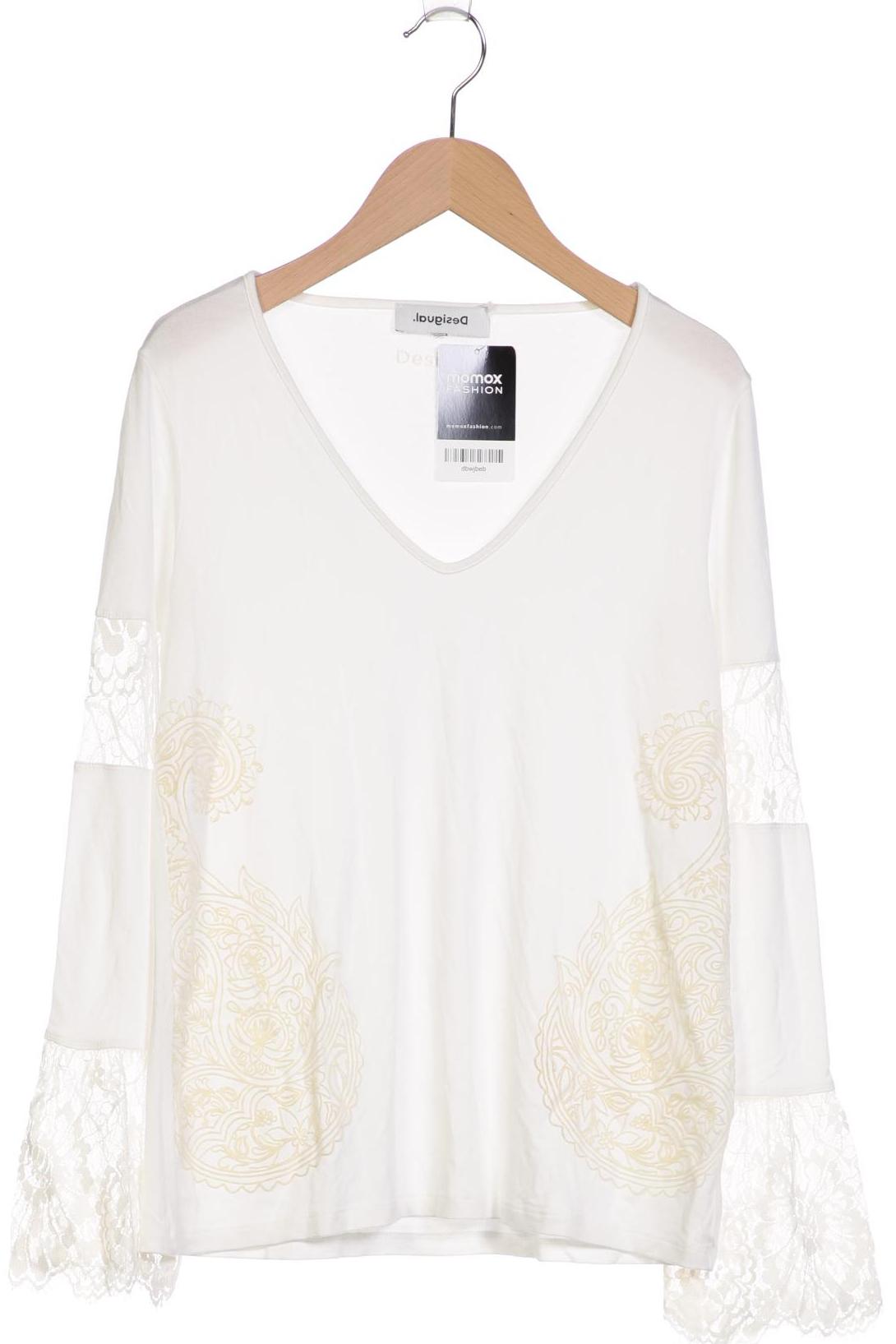 

Desigual Damen Langarmshirt, weiß, Gr. 36