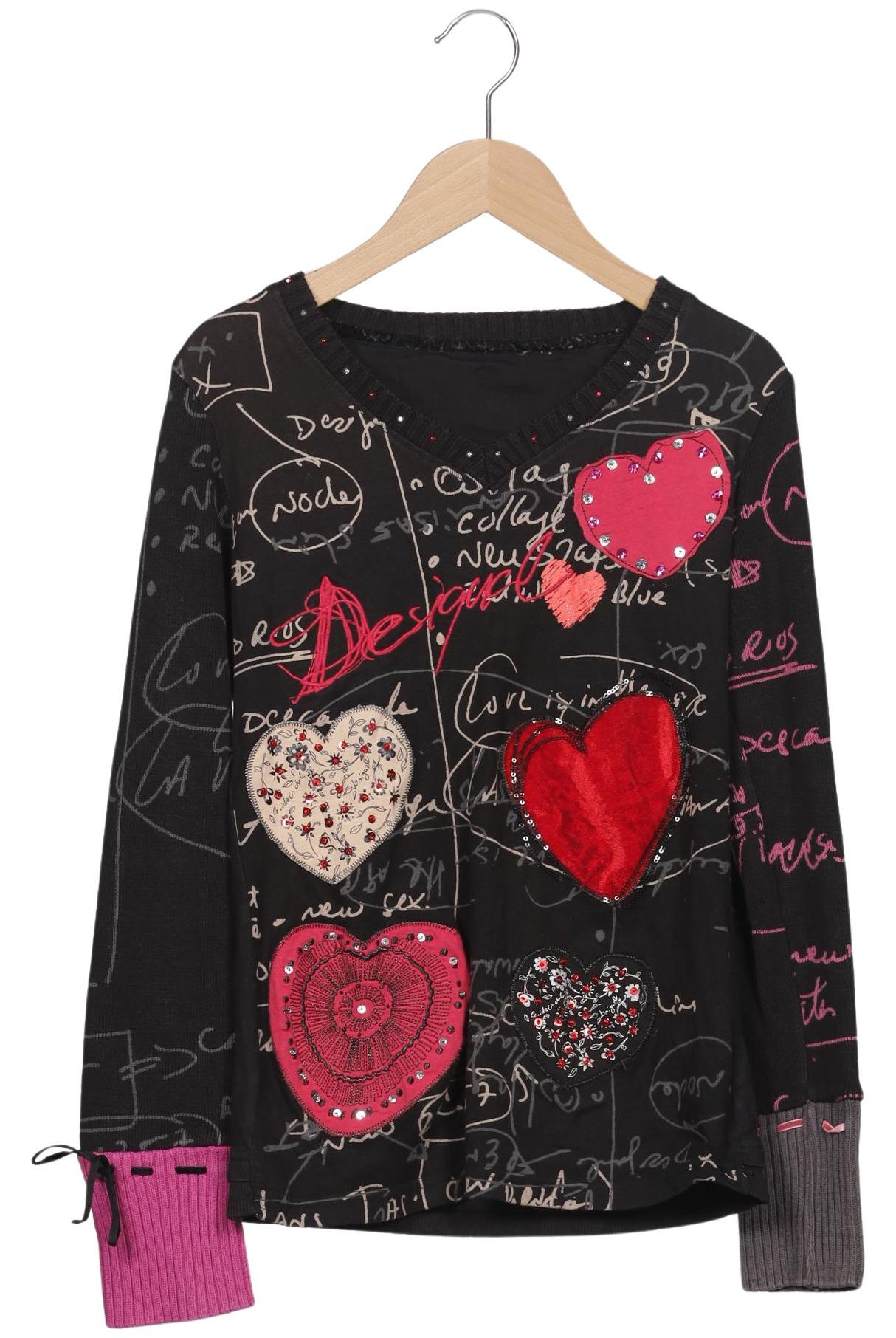 

Desigual Damen Langarmshirt, mehrfarbig, Gr. 34