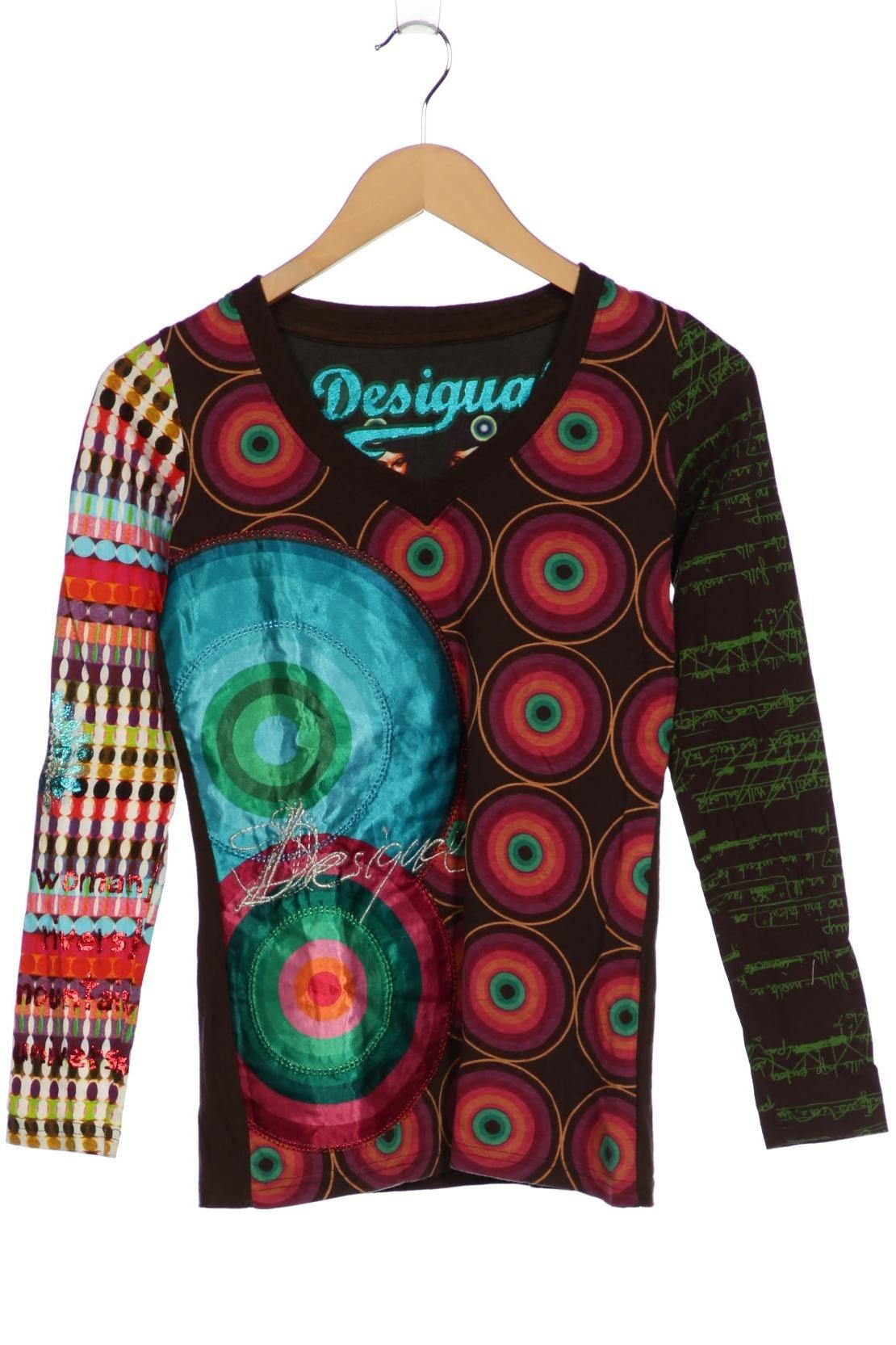 

Desigual Damen Langarmshirt, braun, Gr. 34