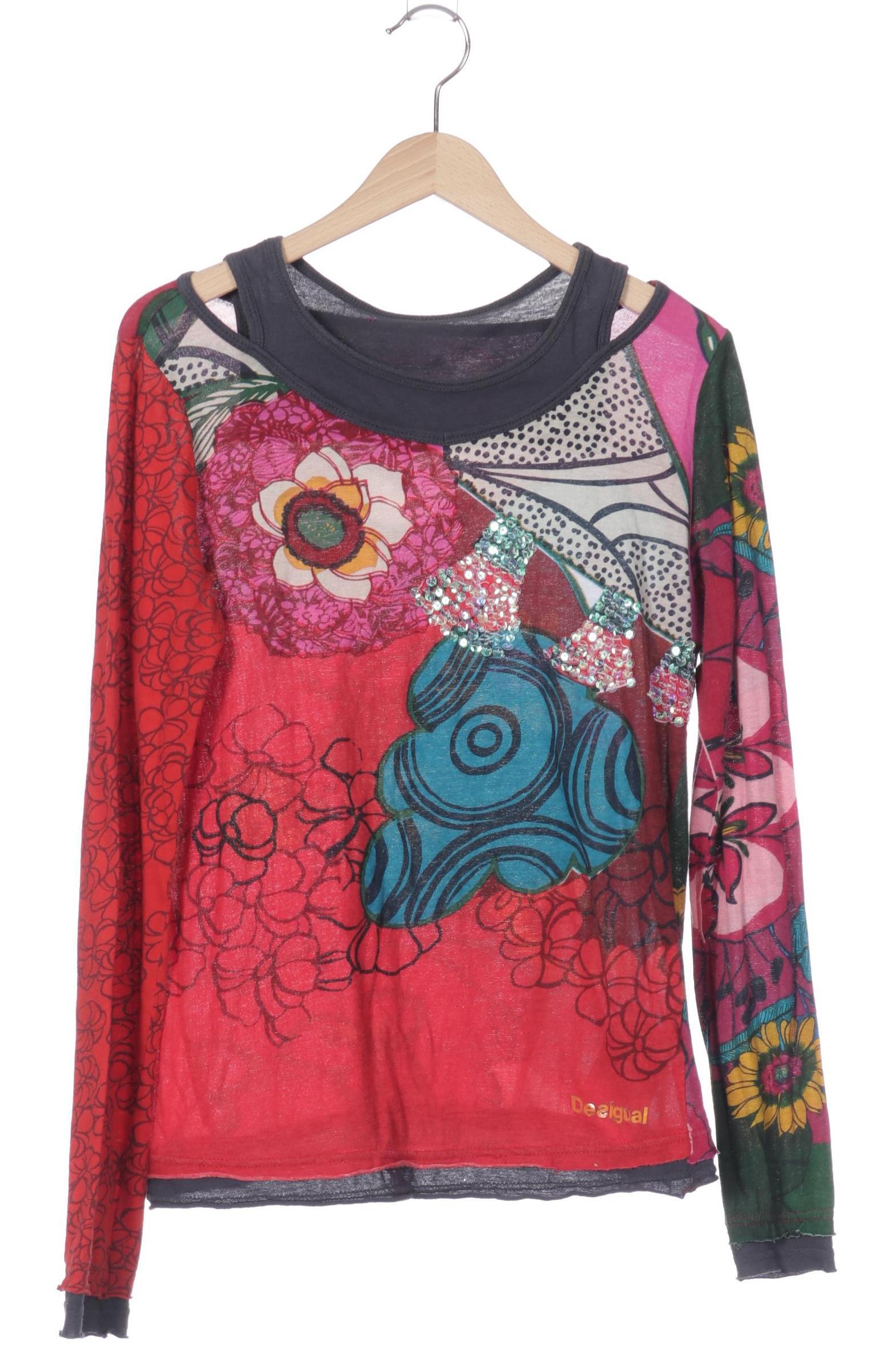 

Desigual Damen Langarmshirt, rot, Gr.