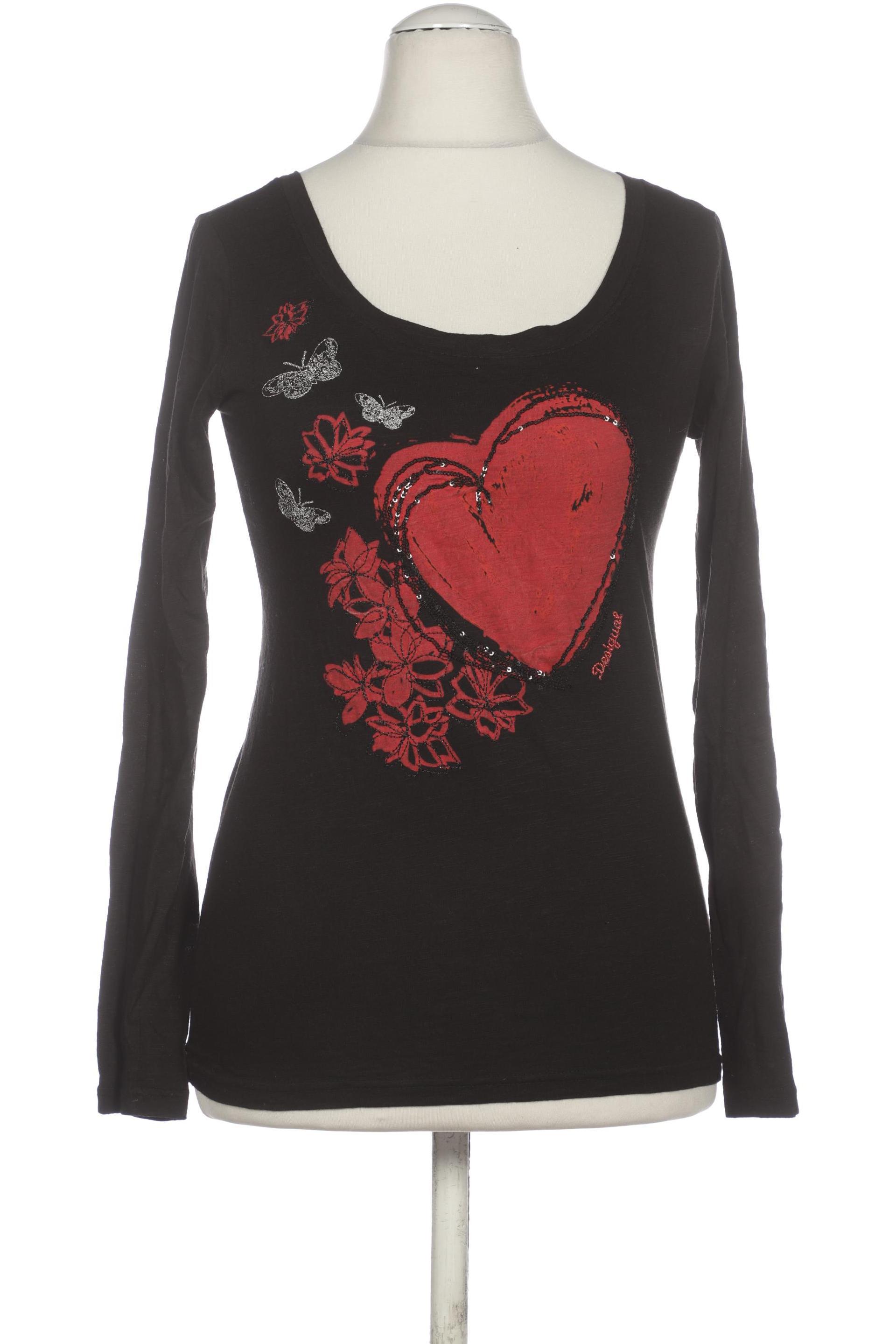 

Desigual Damen Langarmshirt, schwarz, Gr.