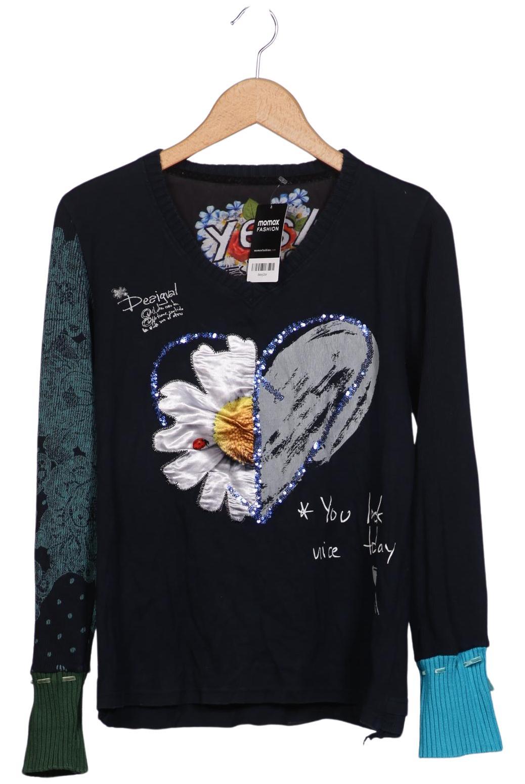 

Desigual Damen Langarmshirt, mehrfarbig, Gr. 44