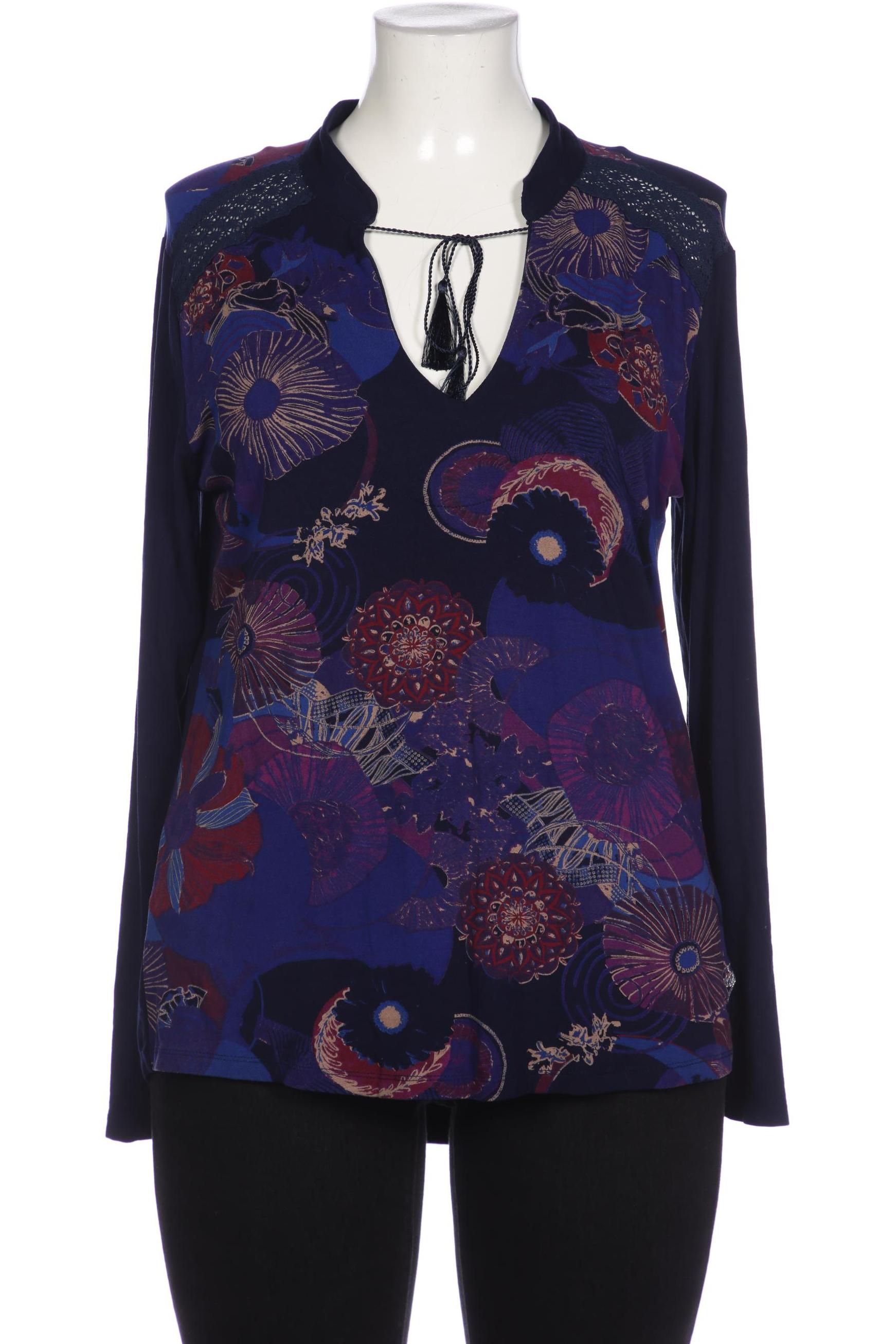

Desigual Damen Langarmshirt, marineblau, Gr. 44
