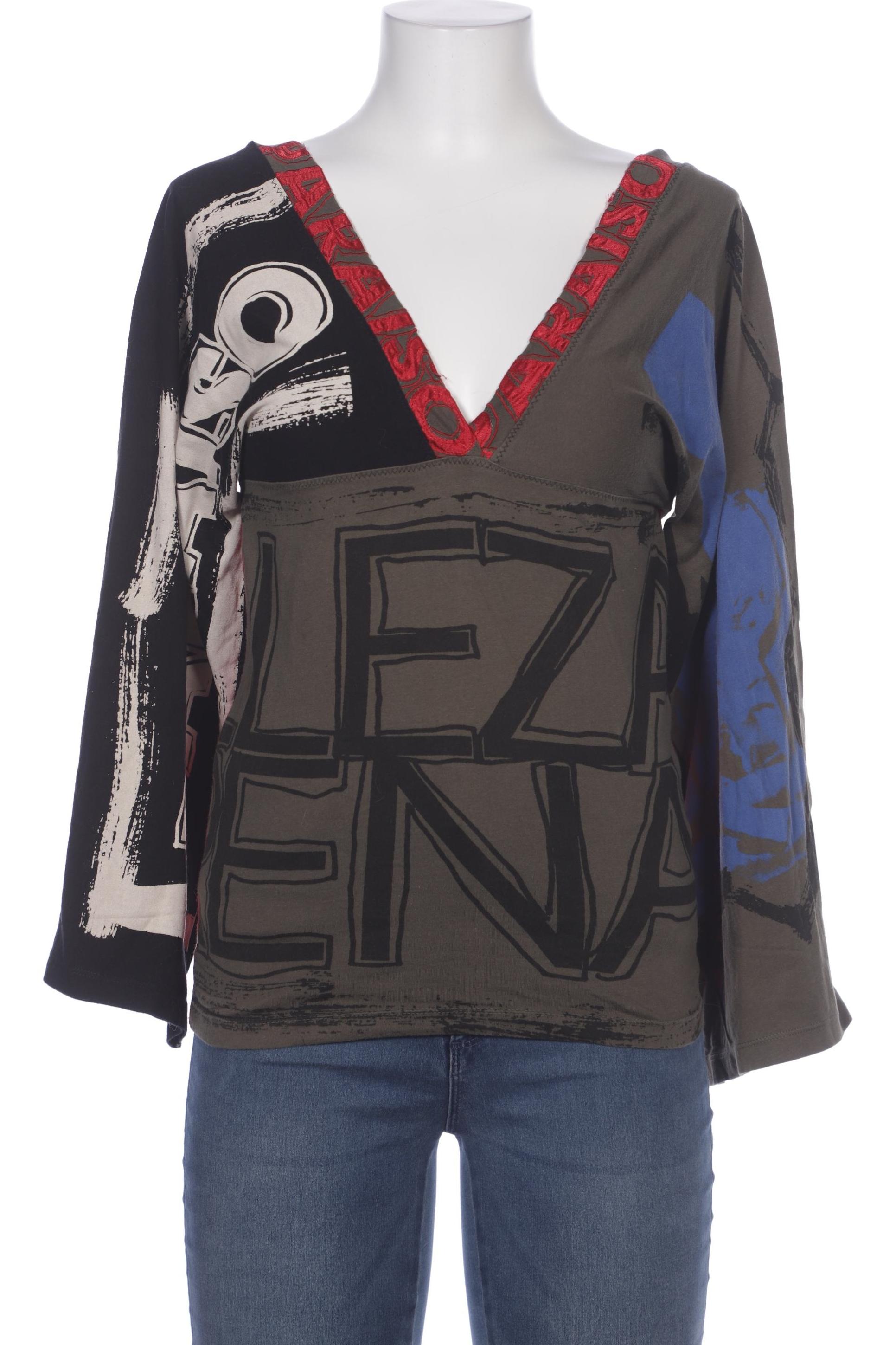 

Desigual Damen Langarmshirt, grün, Gr. 42