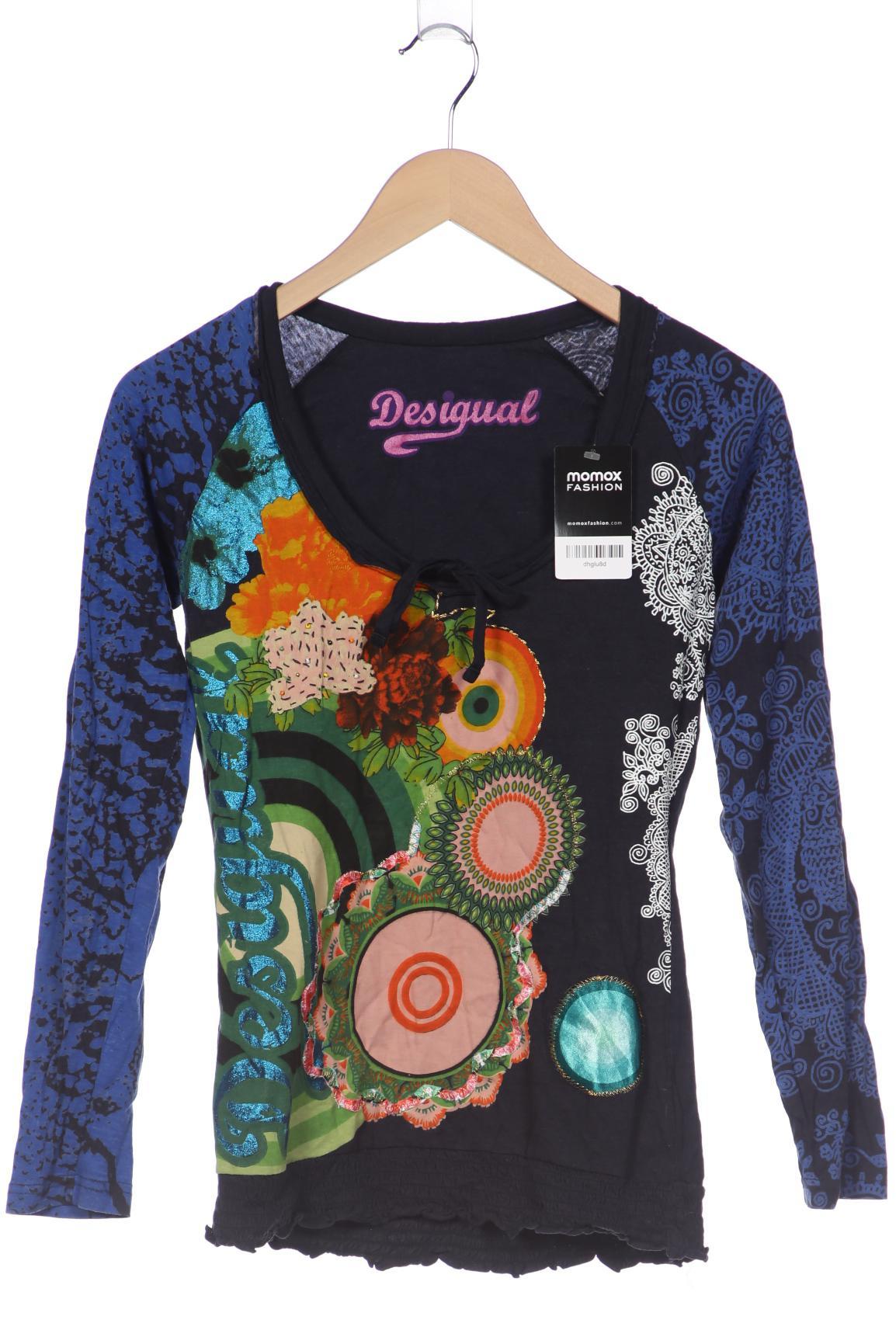 

Desigual Damen Langarmshirt, mehrfarbig, Gr. 36