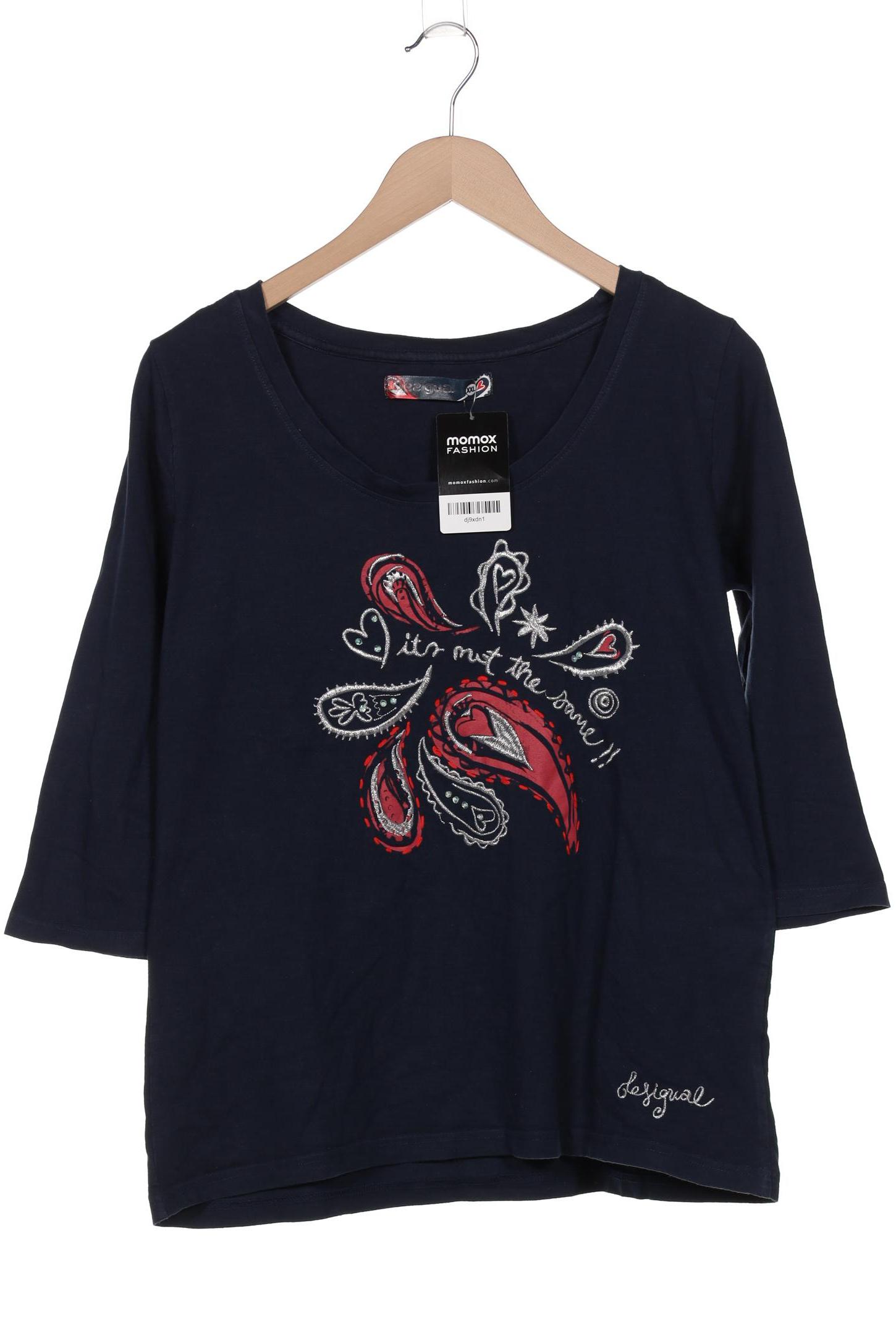 

Desigual Damen Langarmshirt, marineblau