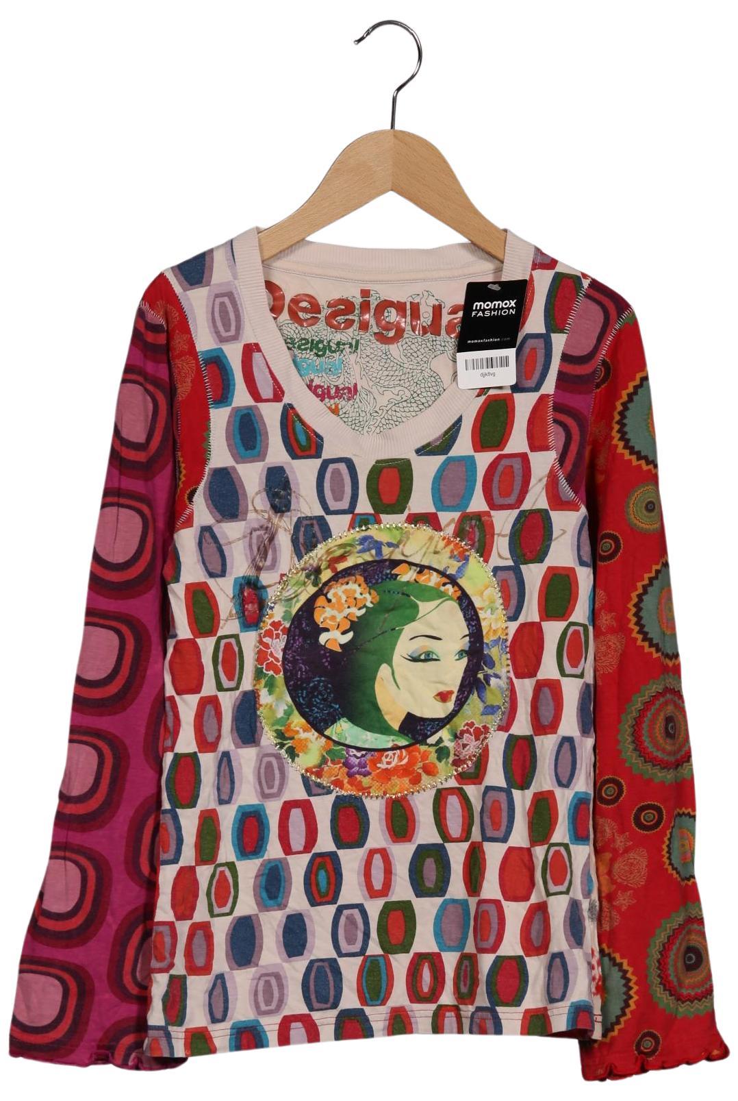 

Desigual Damen Langarmshirt, mehrfarbig, Gr. 38