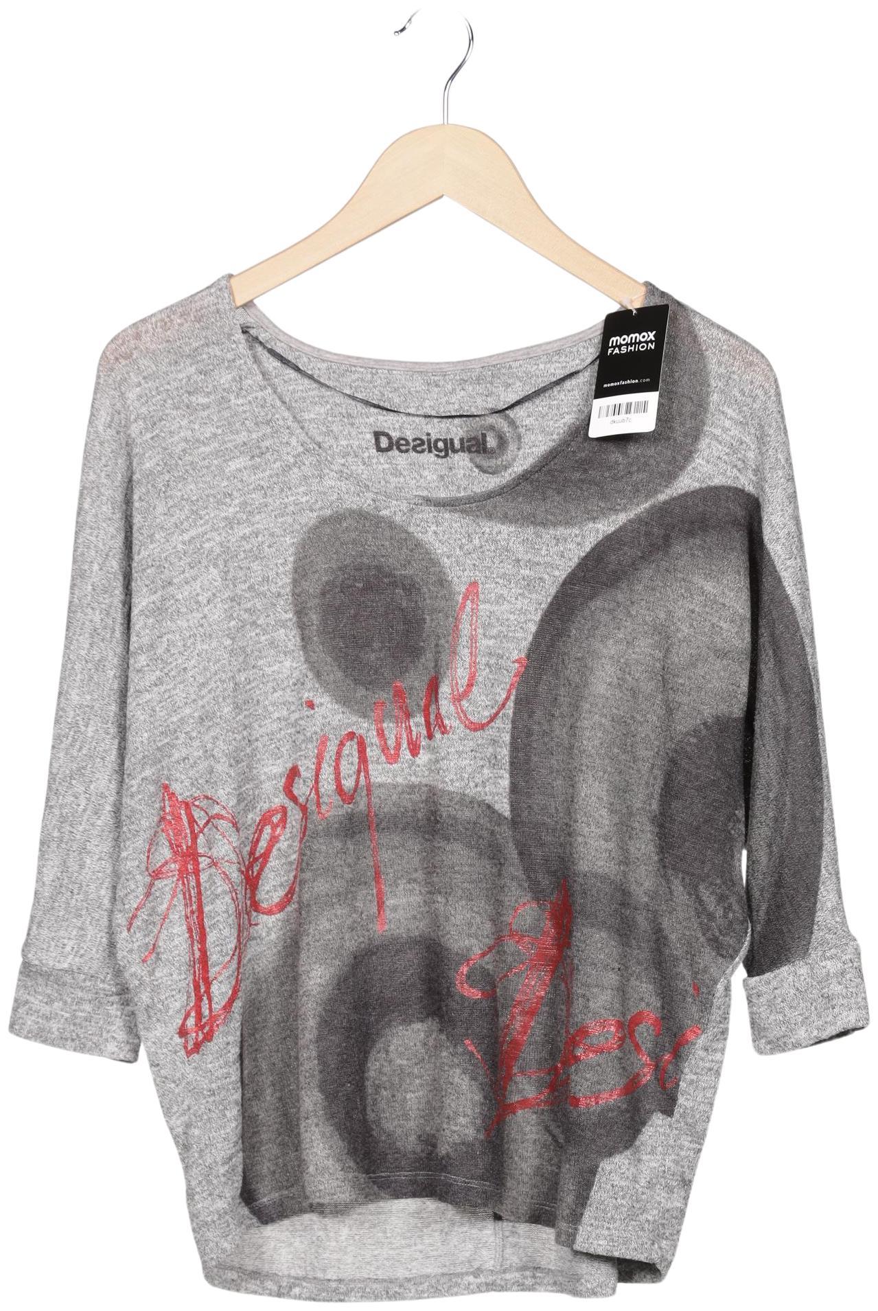 

Desigual Damen Langarmshirt, grau, Gr. 38