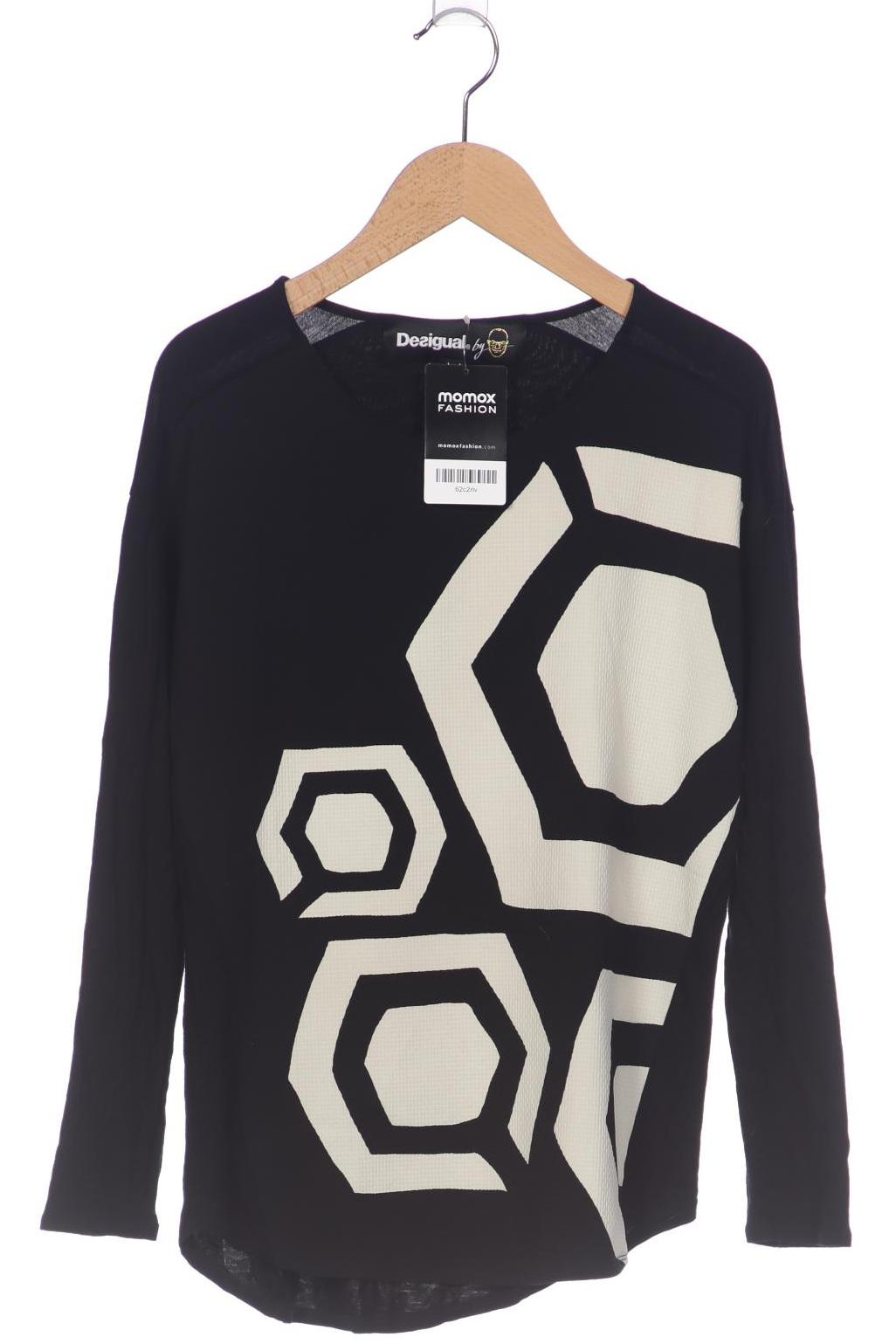 

Desigual Damen Langarmshirt, schwarz, Gr. 36