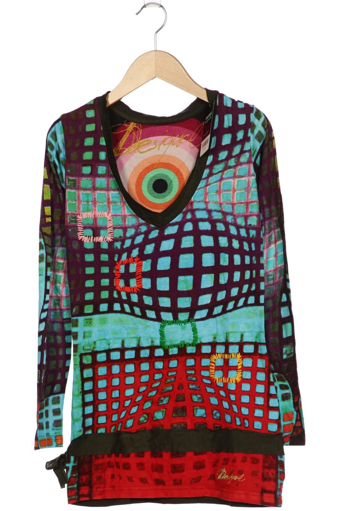 

Desigual Damen Langarmshirt, mehrfarbig, Gr. 34