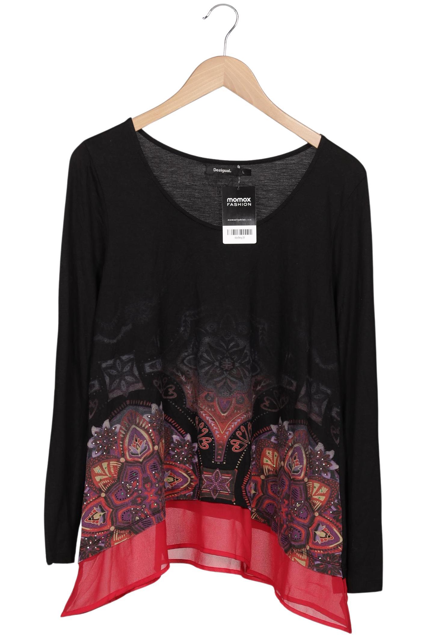 

Desigual Damen Langarmshirt, schwarz, Gr. 42