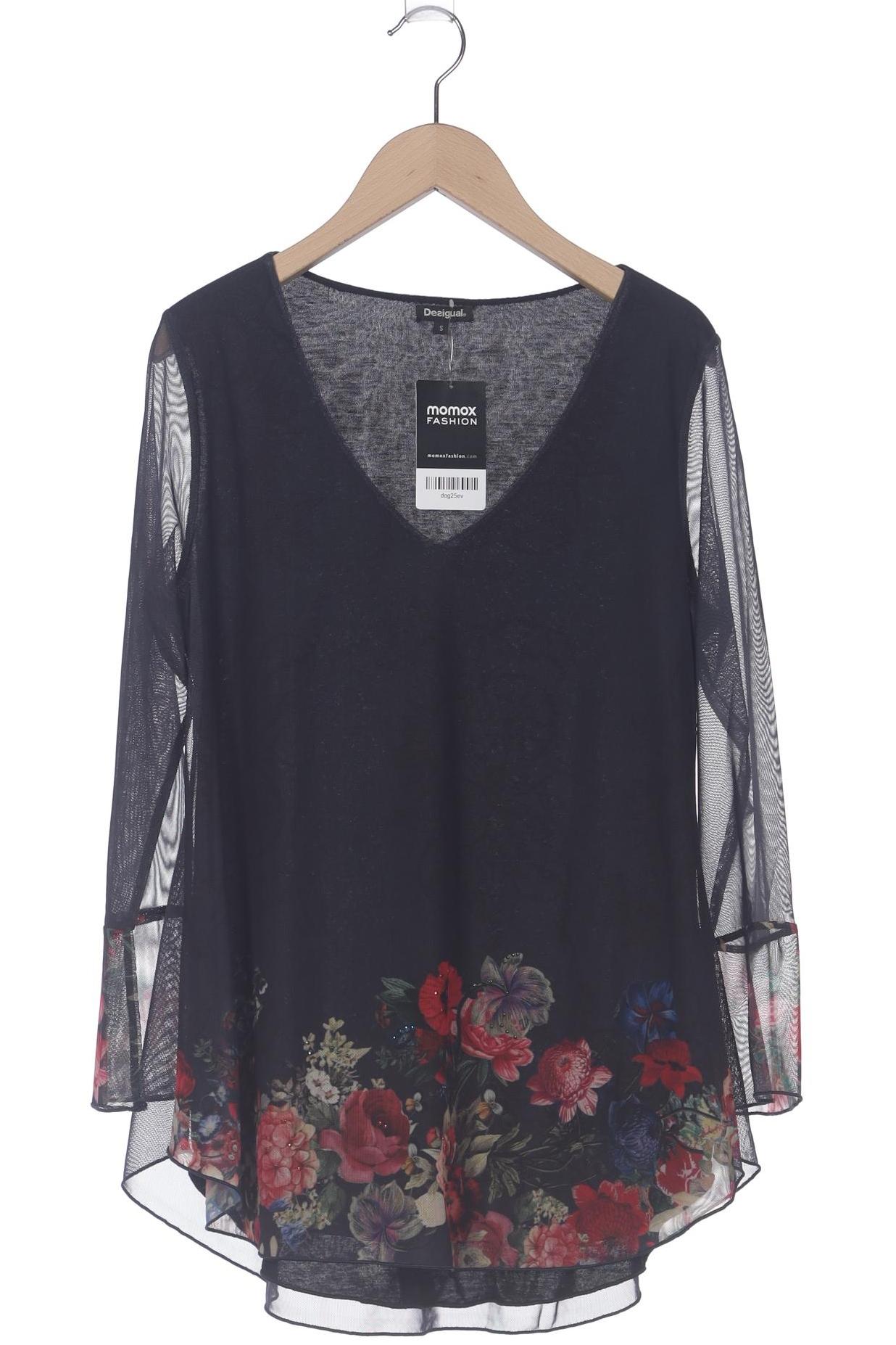

Desigual Damen Langarmshirt, schwarz, Gr. 36