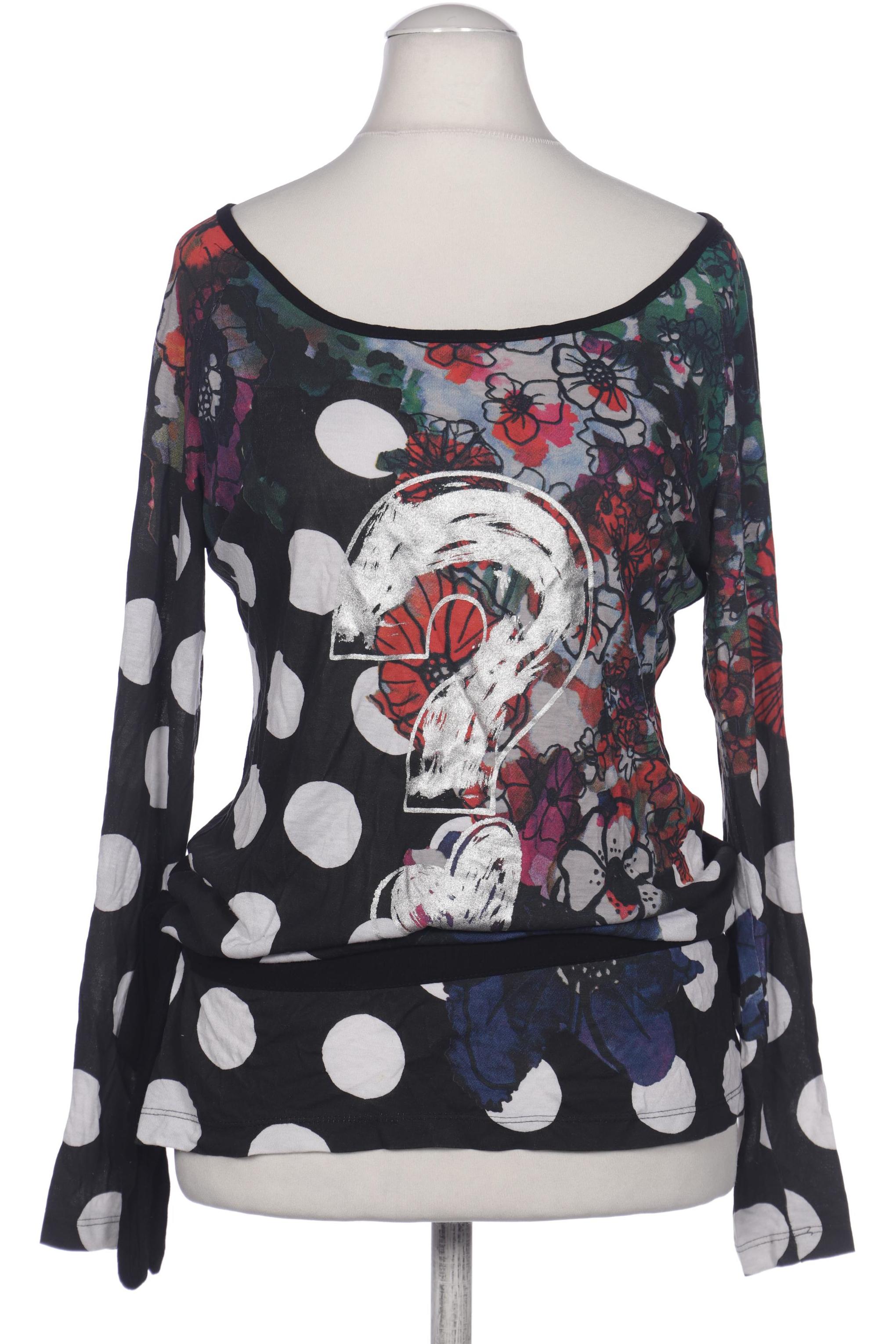 

Desigual Damen Langarmshirt, mehrfarbig, Gr. 38
