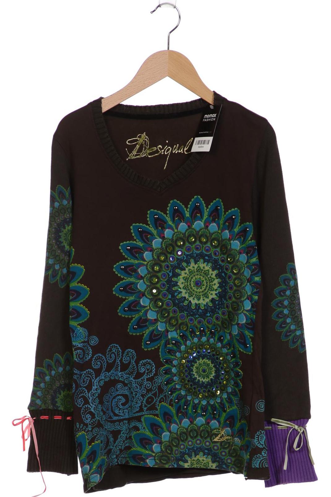 

Desigual Damen Langarmshirt, grün, Gr. 38