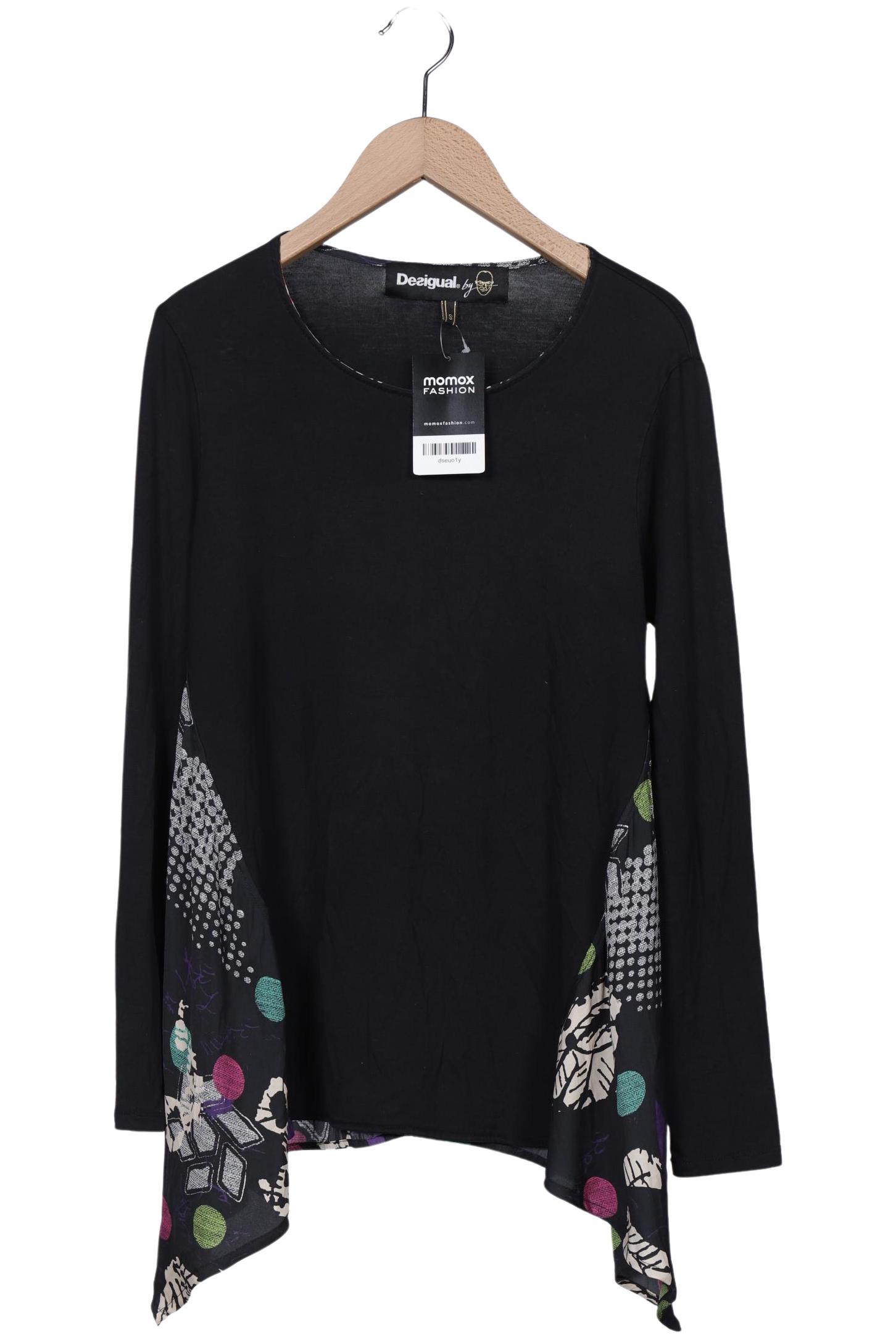 

Desigual Damen Langarmshirt, schwarz, Gr. 36