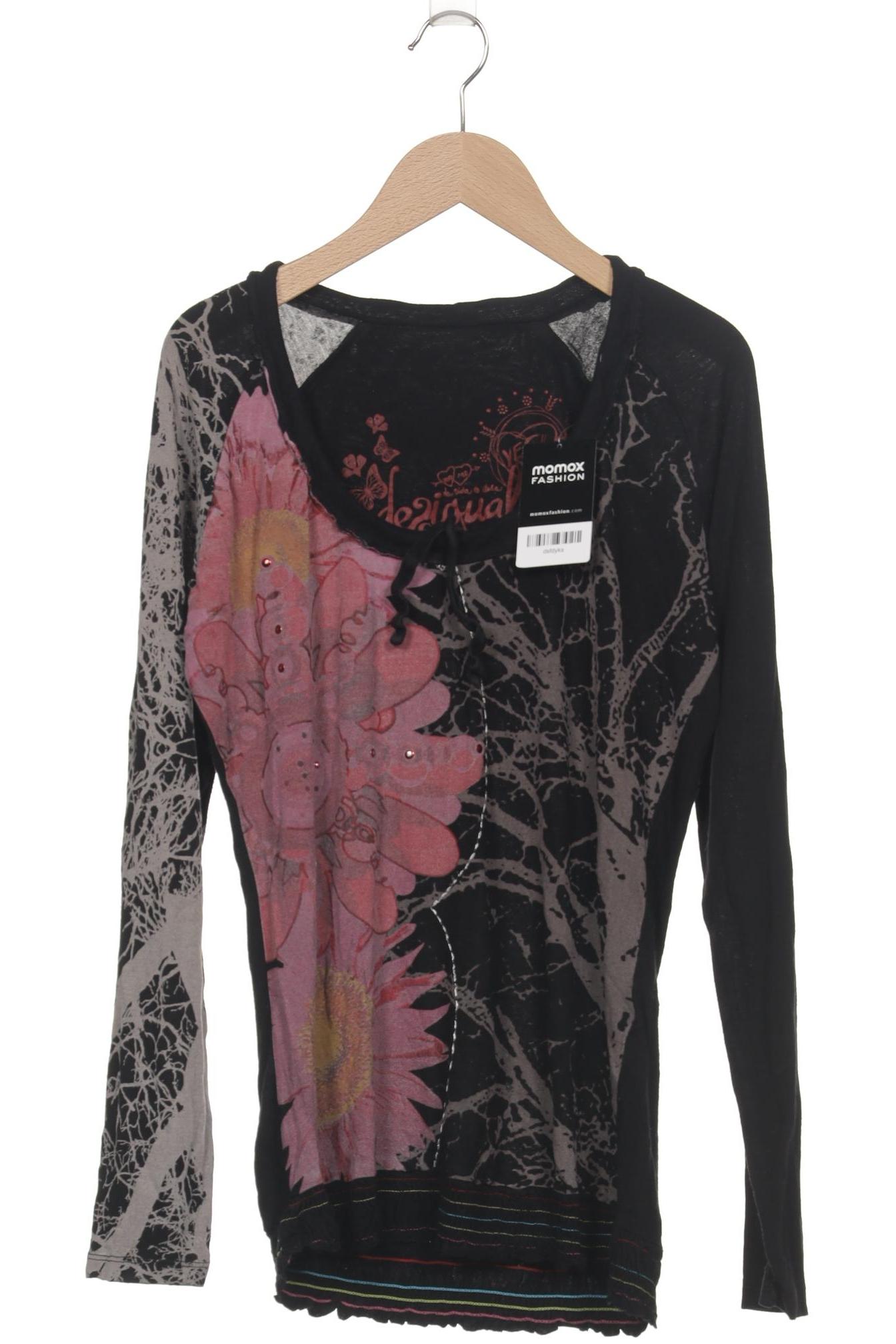 

Desigual Damen Langarmshirt, schwarz, Gr. 42