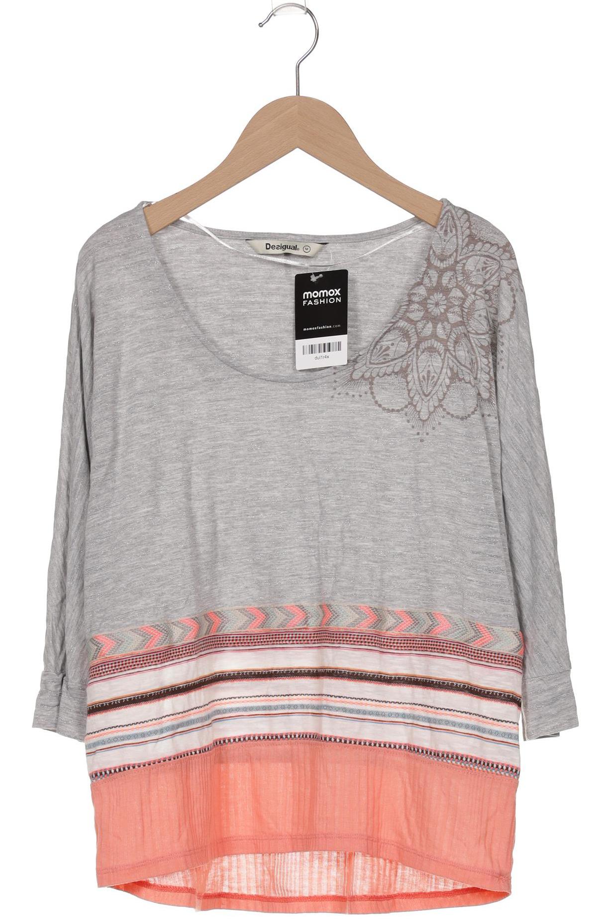 

Desigual Damen Langarmshirt, grau, Gr. 38