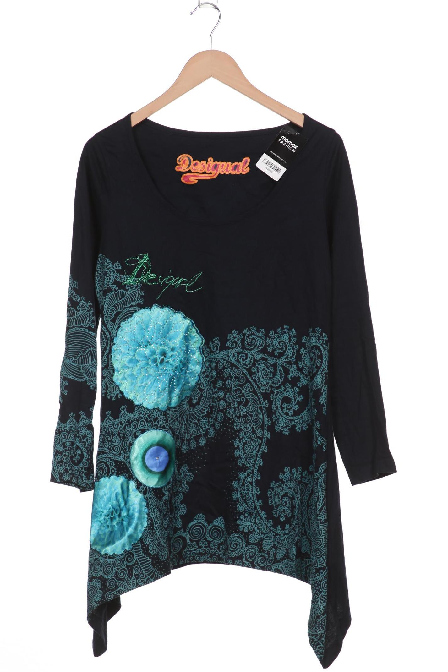 

Desigual Damen Langarmshirt, marineblau, Gr. 42