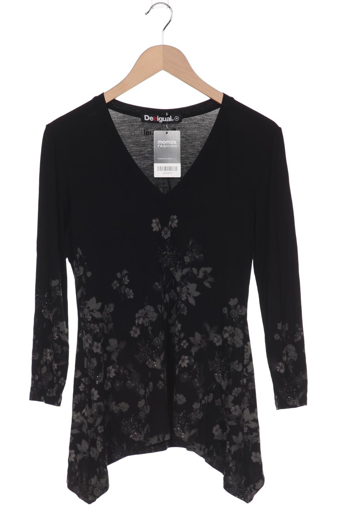 

Desigual Damen Langarmshirt, schwarz, Gr. 38