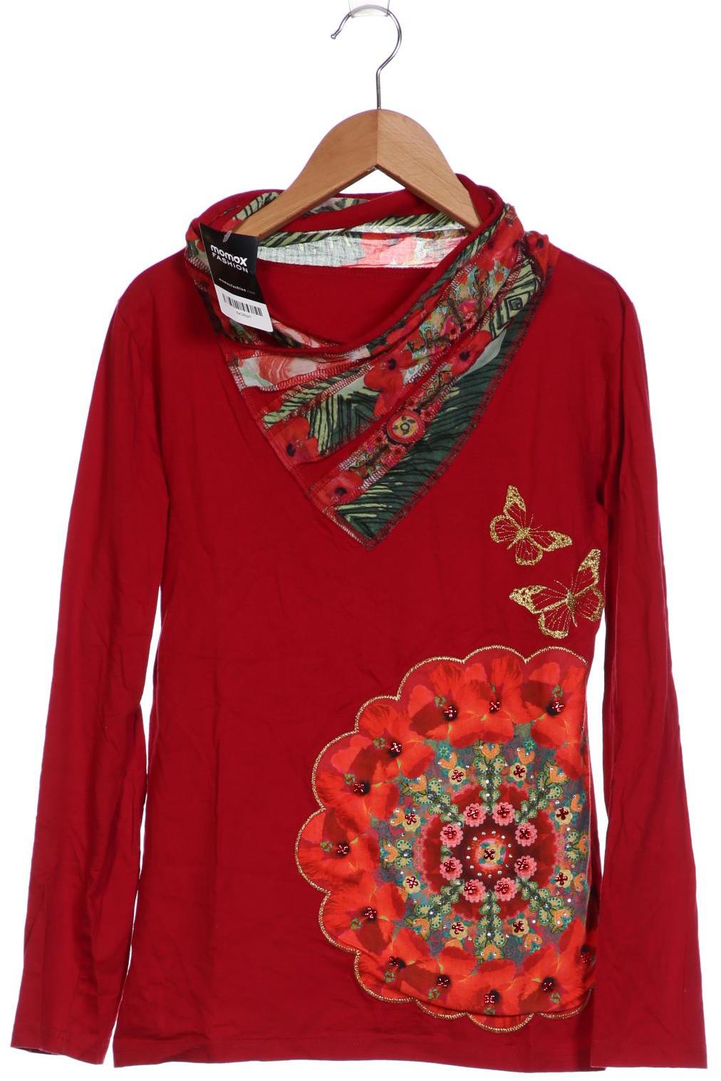 

Desigual Damen Langarmshirt, rot, Gr. 38