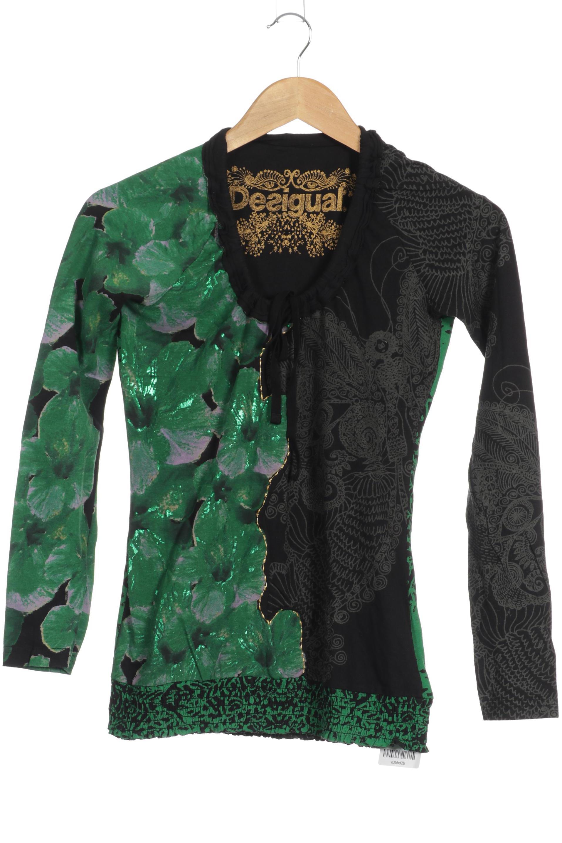 

Desigual Damen Langarmshirt, grün, Gr.