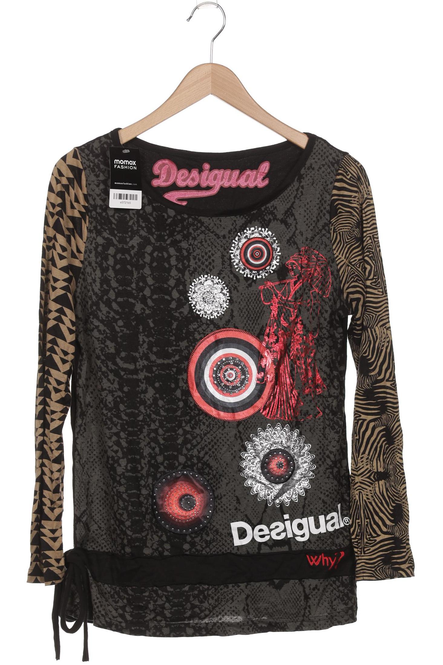 

Desigual Damen Langarmshirt, grau, Gr. 44