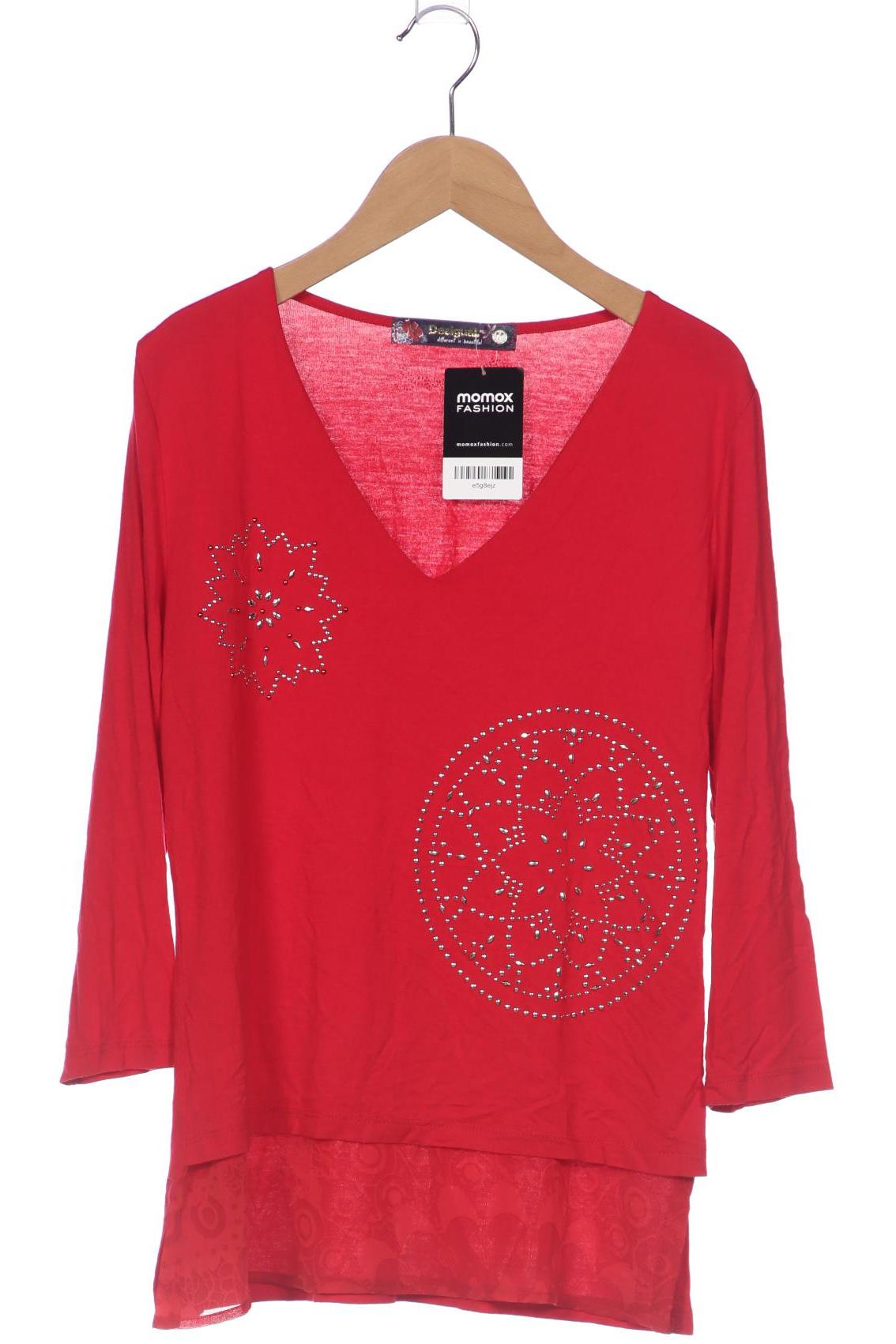 

Desigual Damen Langarmshirt, rot, Gr. 38