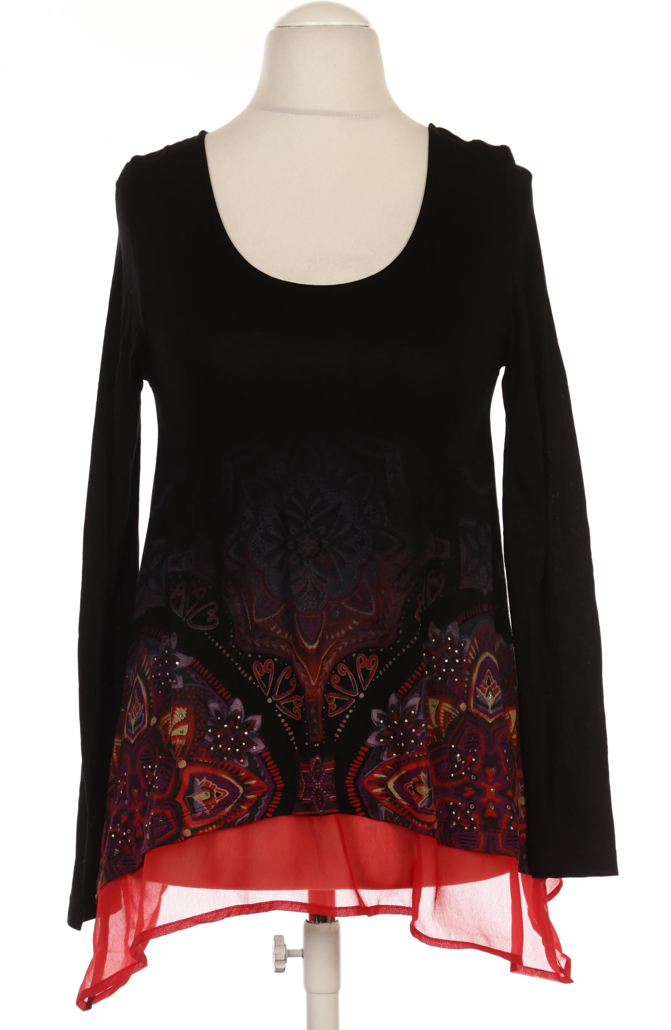 

Desigual Damen Langarmshirt, schwarz, Gr.