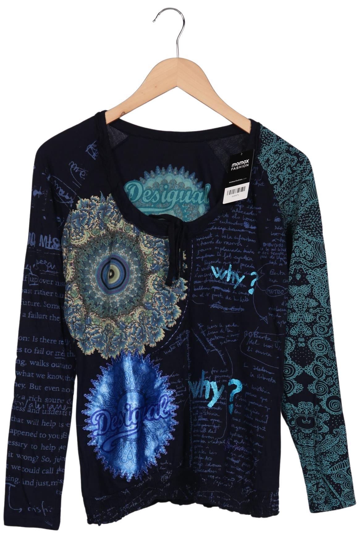 

Desigual Damen Langarmshirt, marineblau, Gr. 44