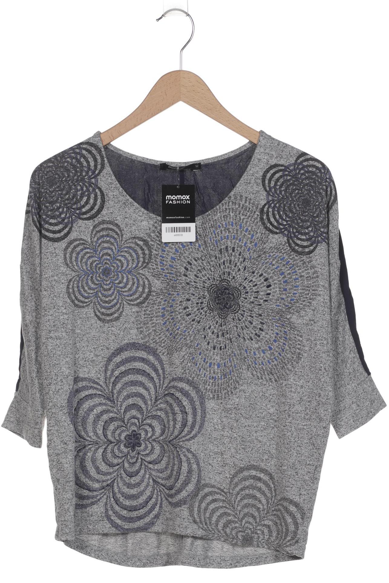 

Desigual Damen Langarmshirt, grau, Gr. 38