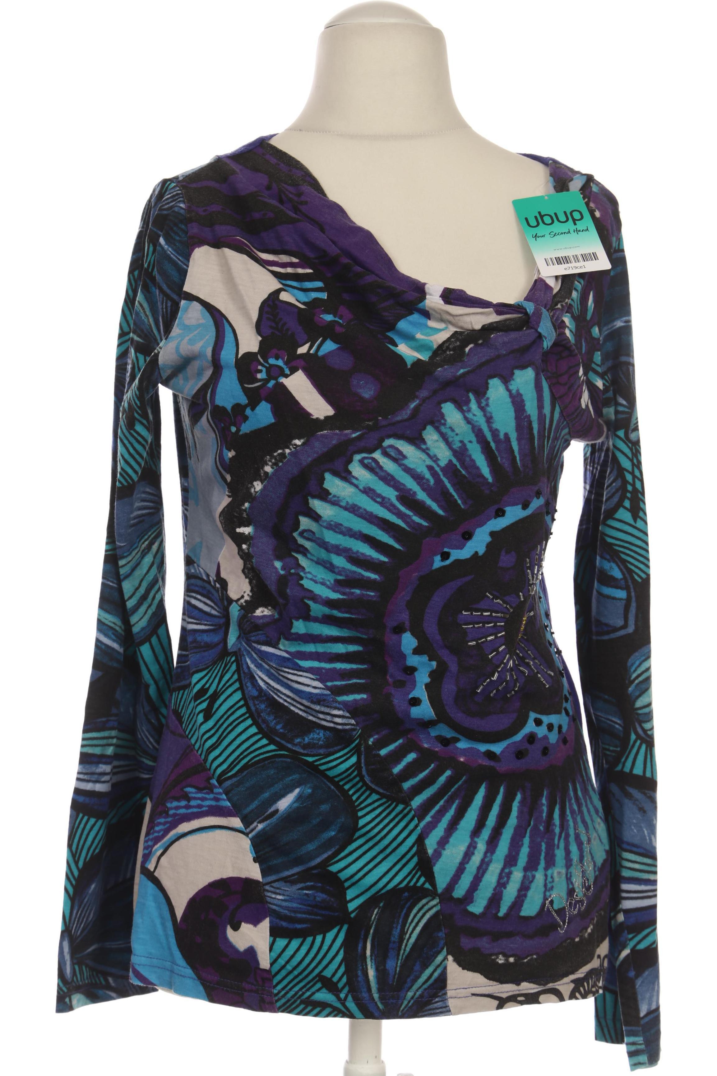 

Desigual Damen Langarmshirt, blau, Gr.