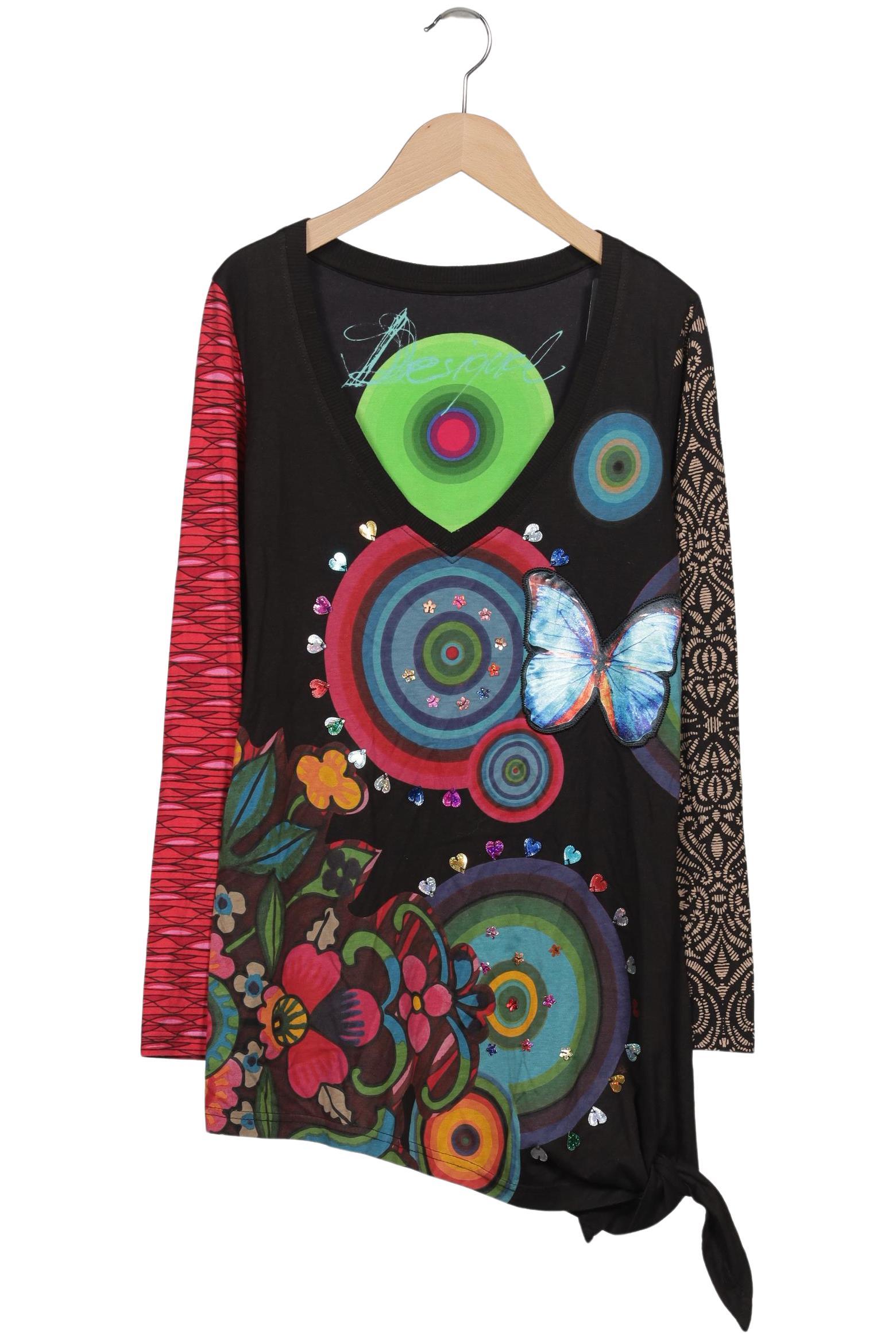 

Desigual Damen Langarmshirt, braun, Gr. 38