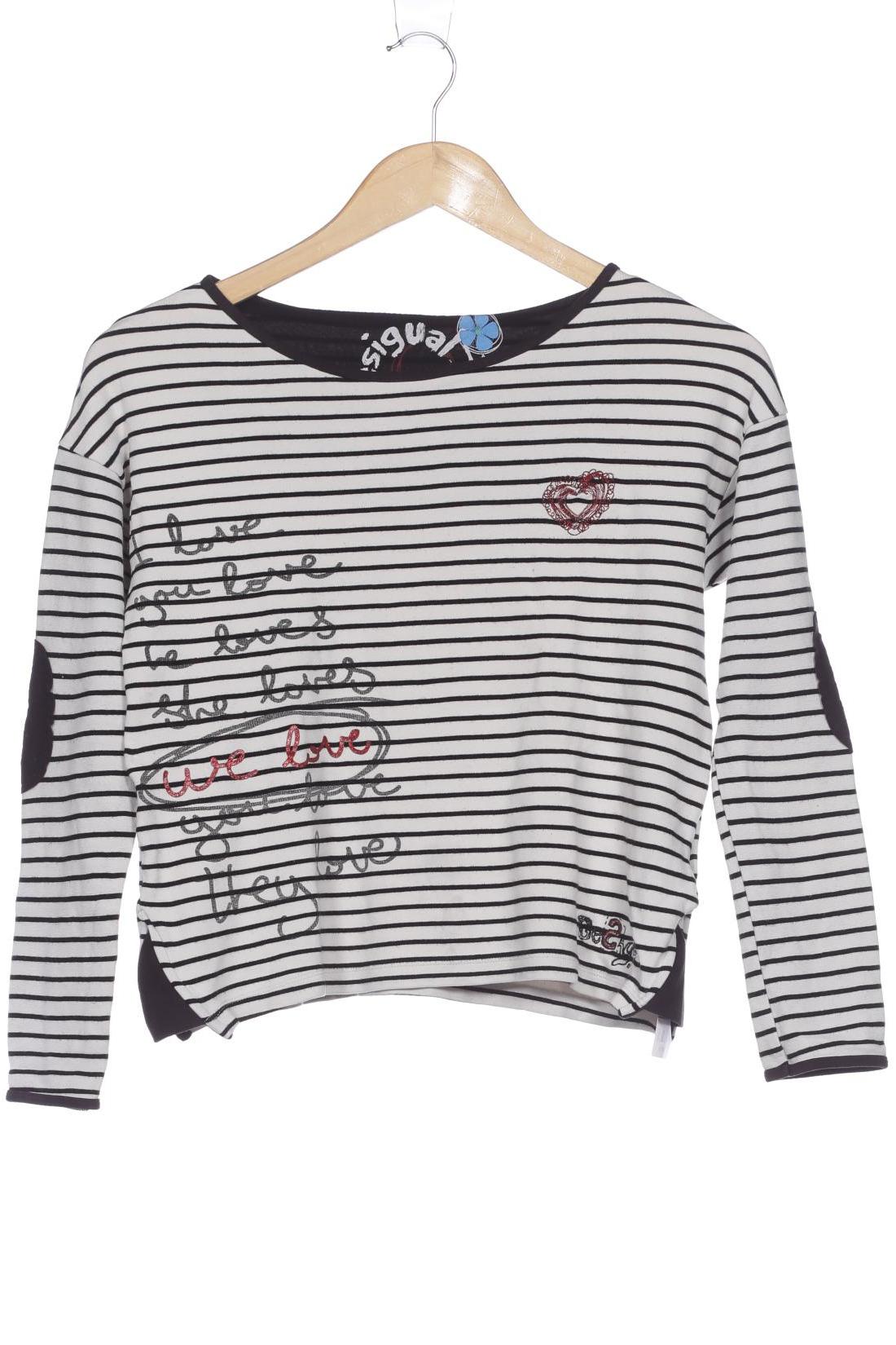 

Desigual Damen Langarmshirt, beige, Gr. 36