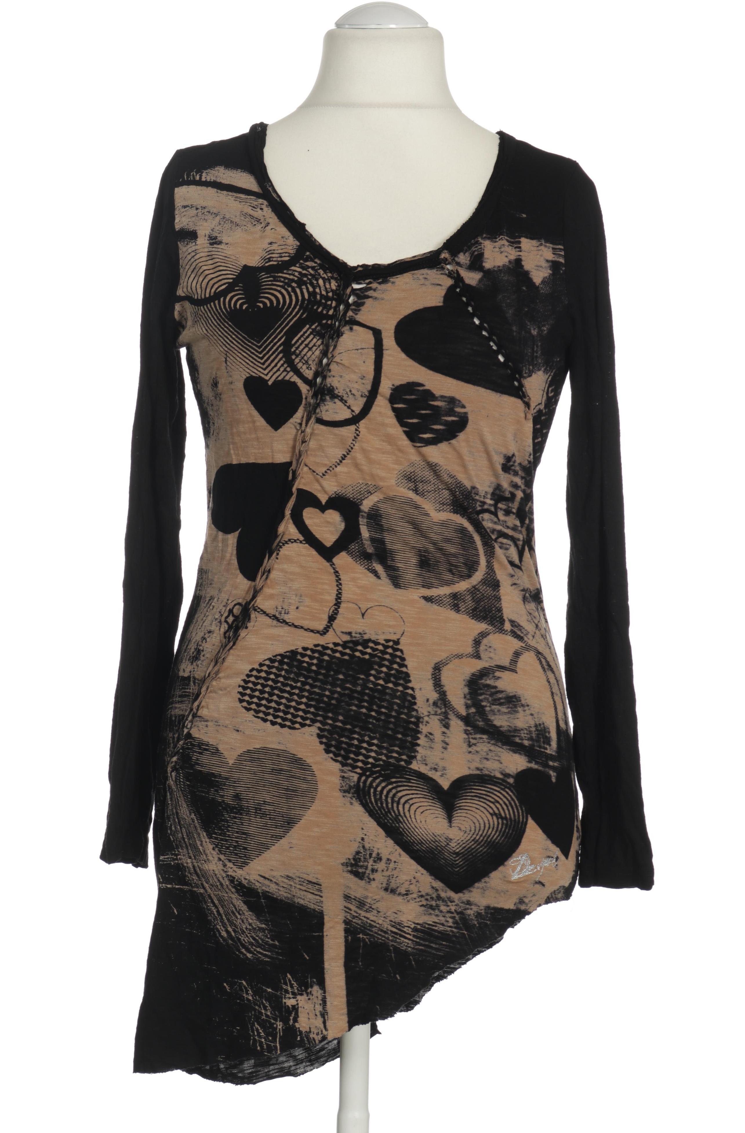 

Desigual Damen Langarmshirt, schwarz, Gr.