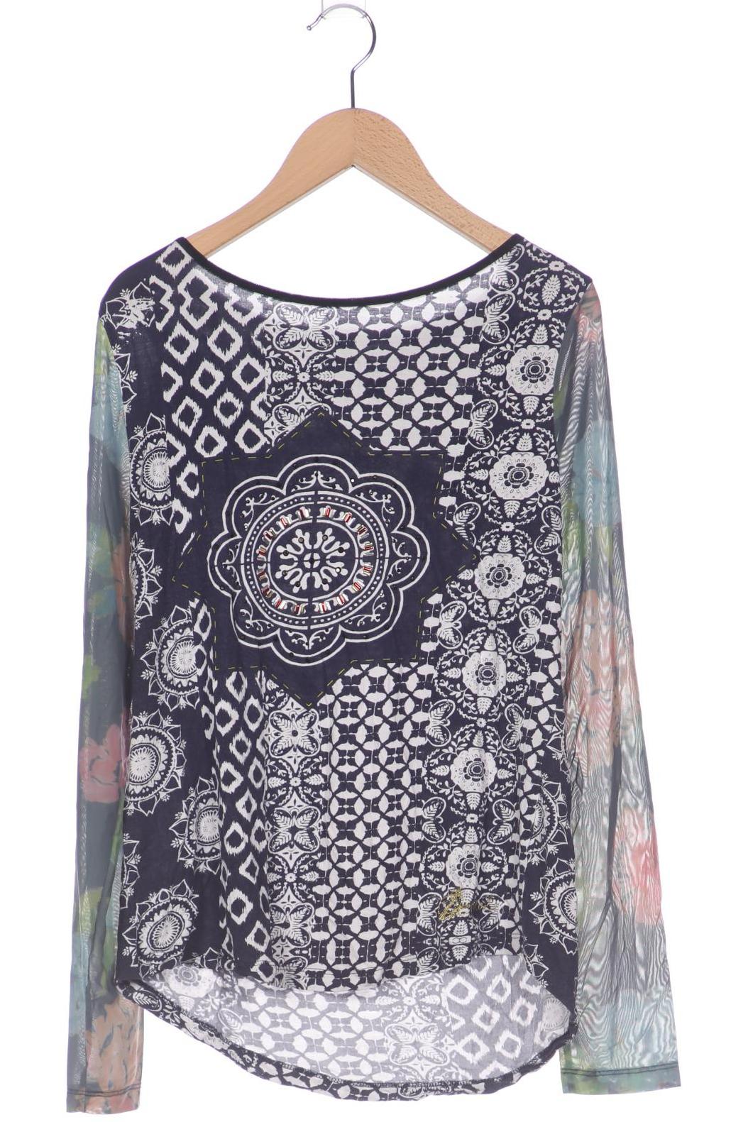 

Desigual Damen Langarmshirt, marineblau, Gr. 42