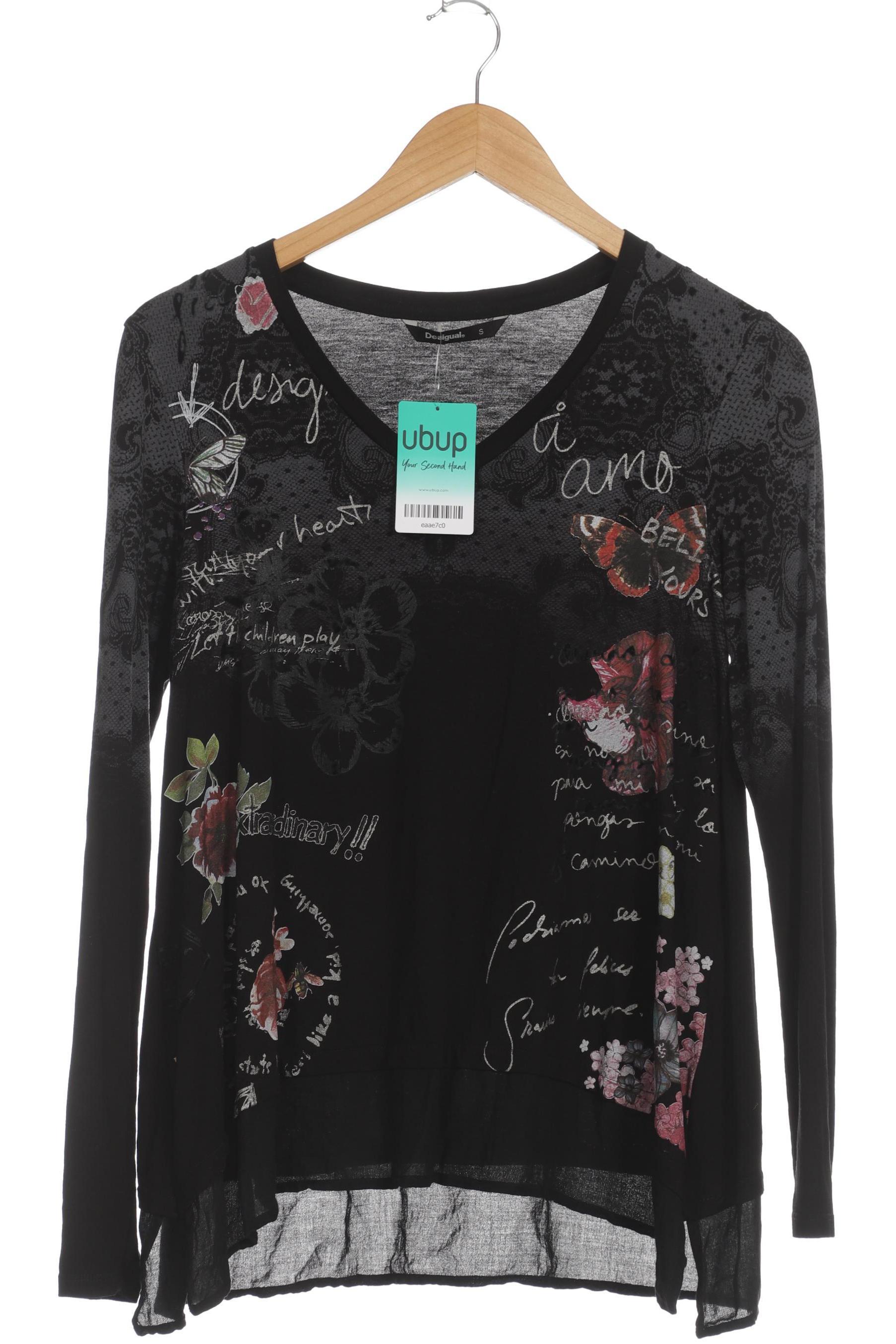 

Desigual Damen Langarmshirt, schwarz, Gr.