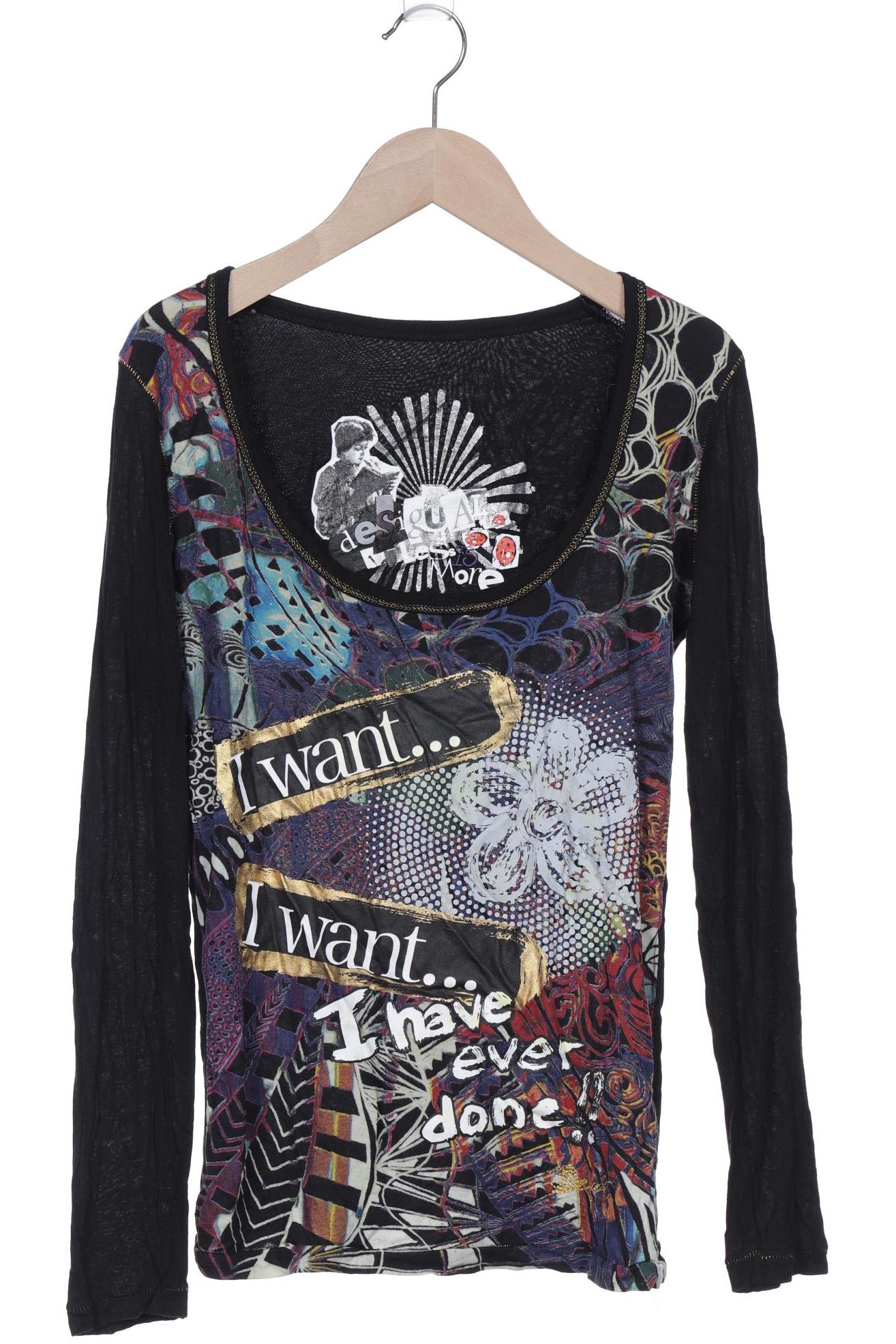 

Desigual Damen Langarmshirt, mehrfarbig, Gr. 38