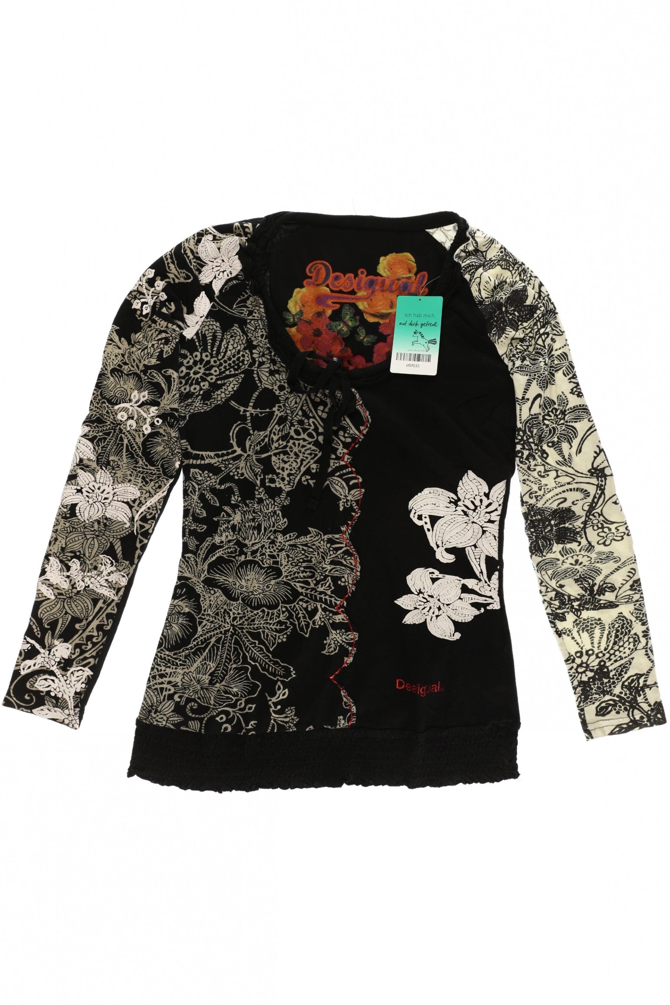 

Desigual Damen Langarmshirt, schwarz, Gr.