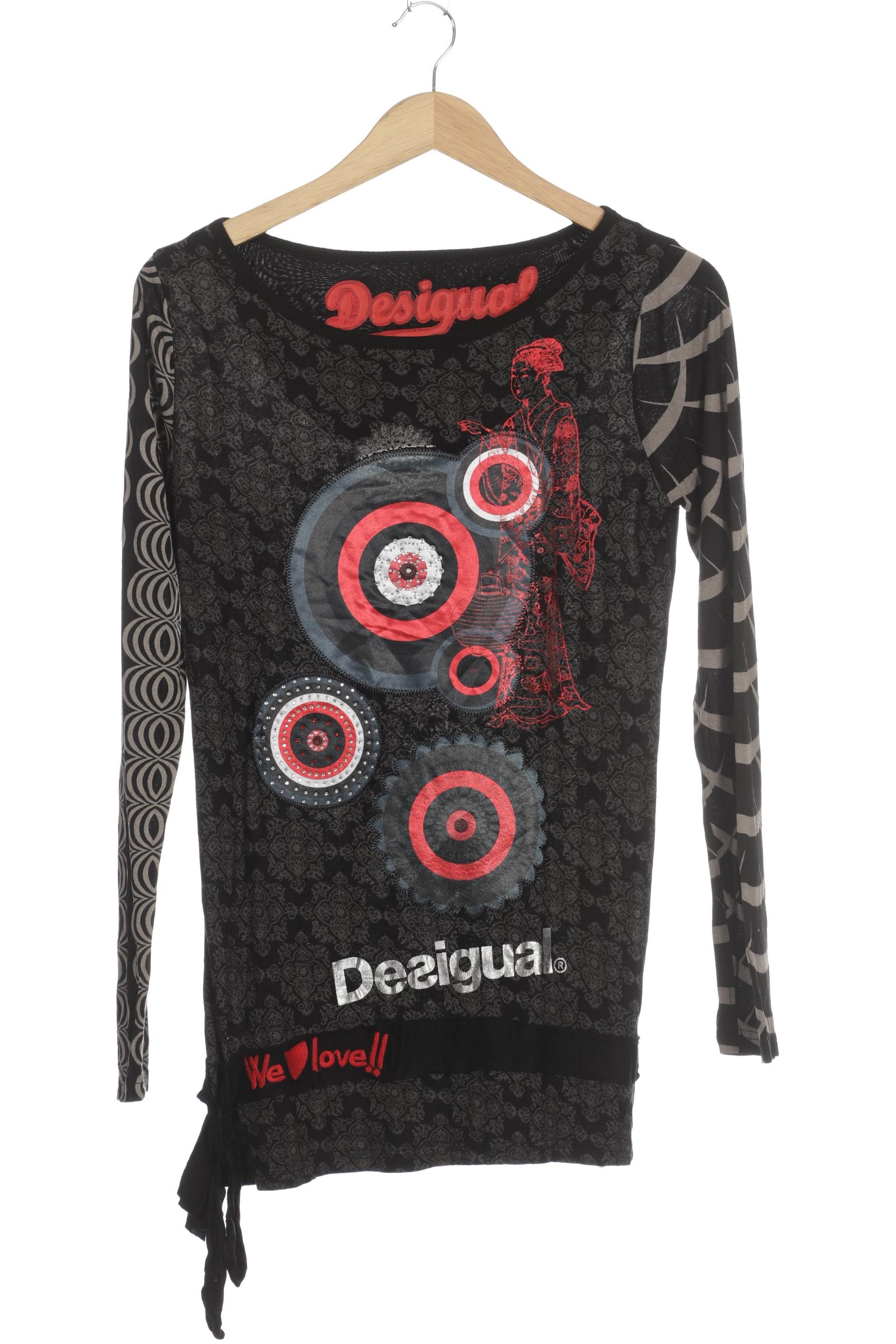 

Desigual Damen Langarmshirt, grau, Gr.