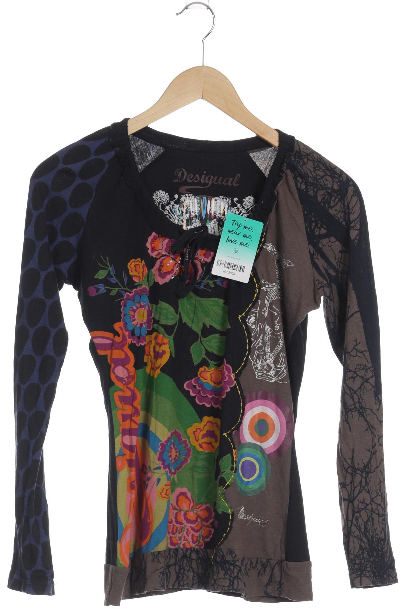 

Desigual Damen Langarmshirt, blau, Gr.