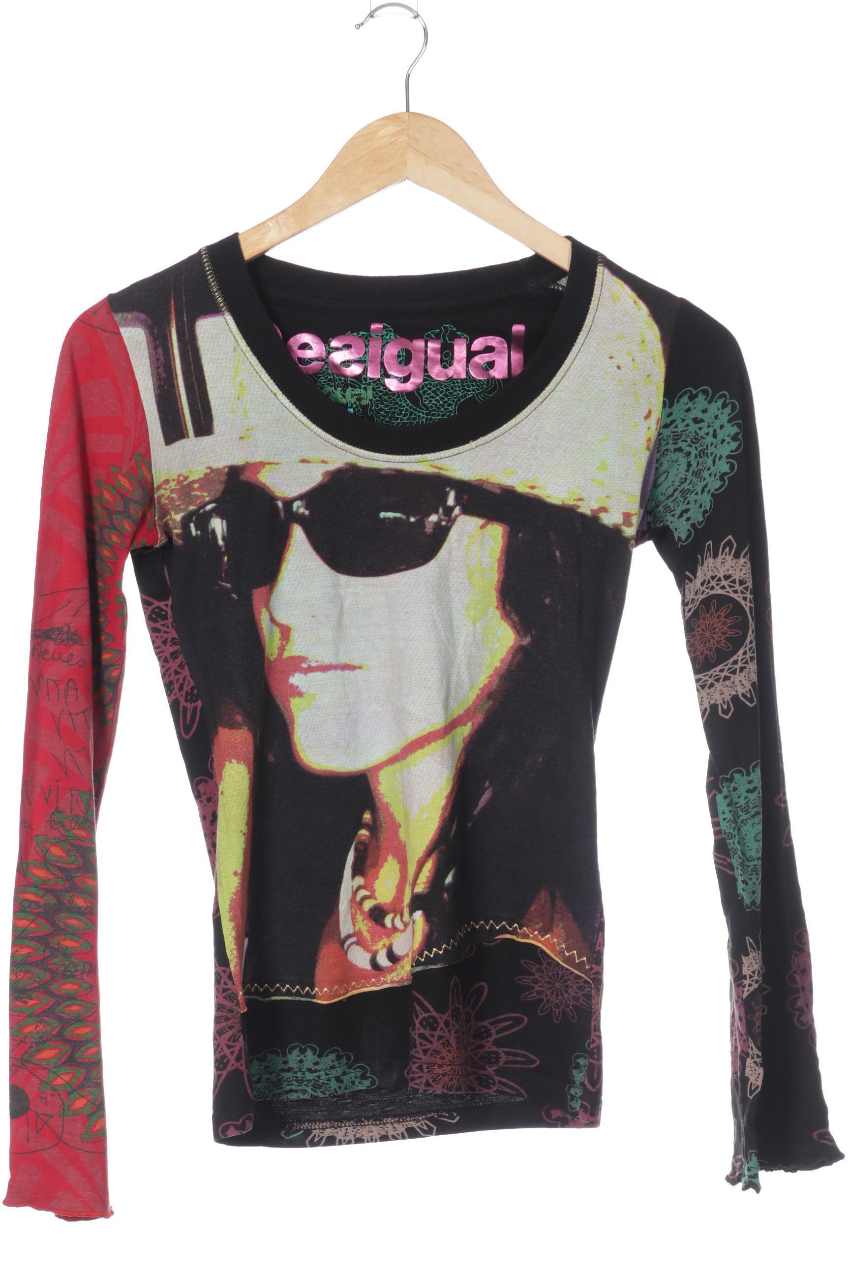 

Desigual Damen Langarmshirt, schwarz, Gr.